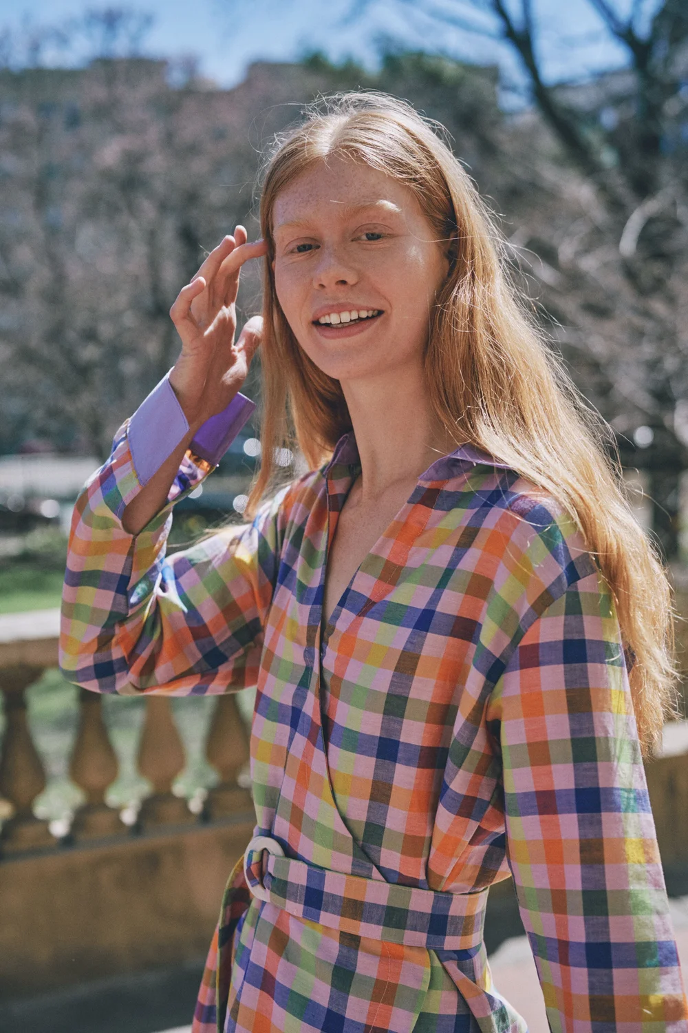 PLAID WITH ME DRESS  La Donsk