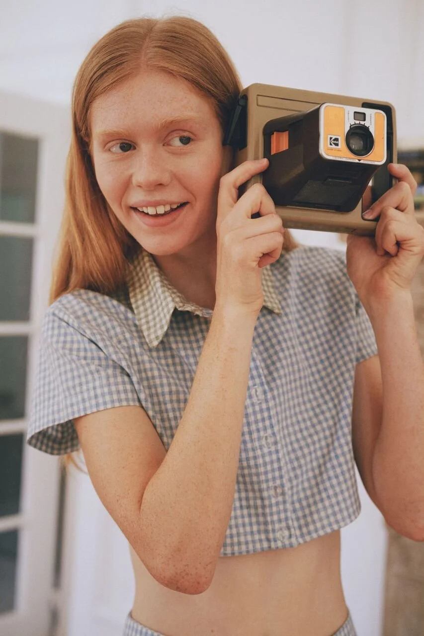 CUTOUT LIGHT BLUE SHIRT 
