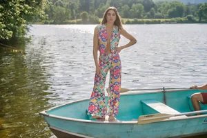 WOODSTOCK SILK PANTS — La Donsk