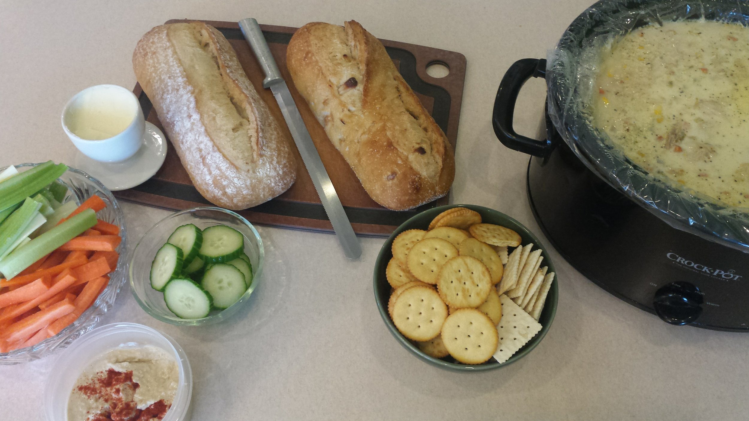 Turkey Chowder with Homemade Hummus and Veggies.jpg