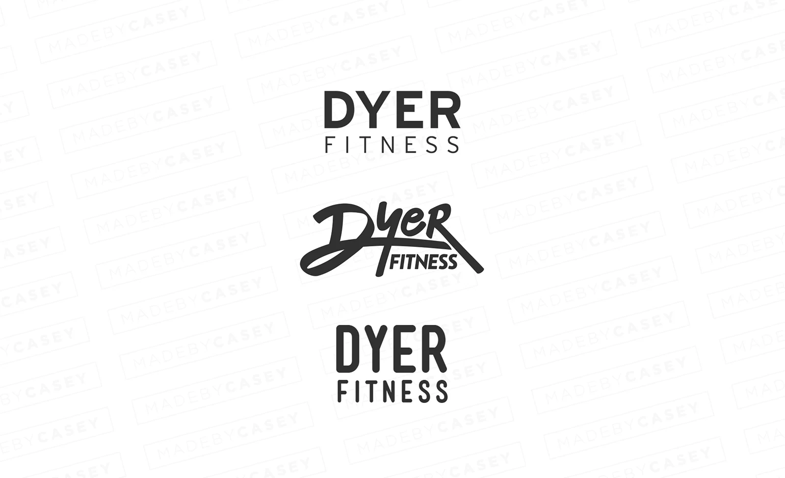 Initial logo designs