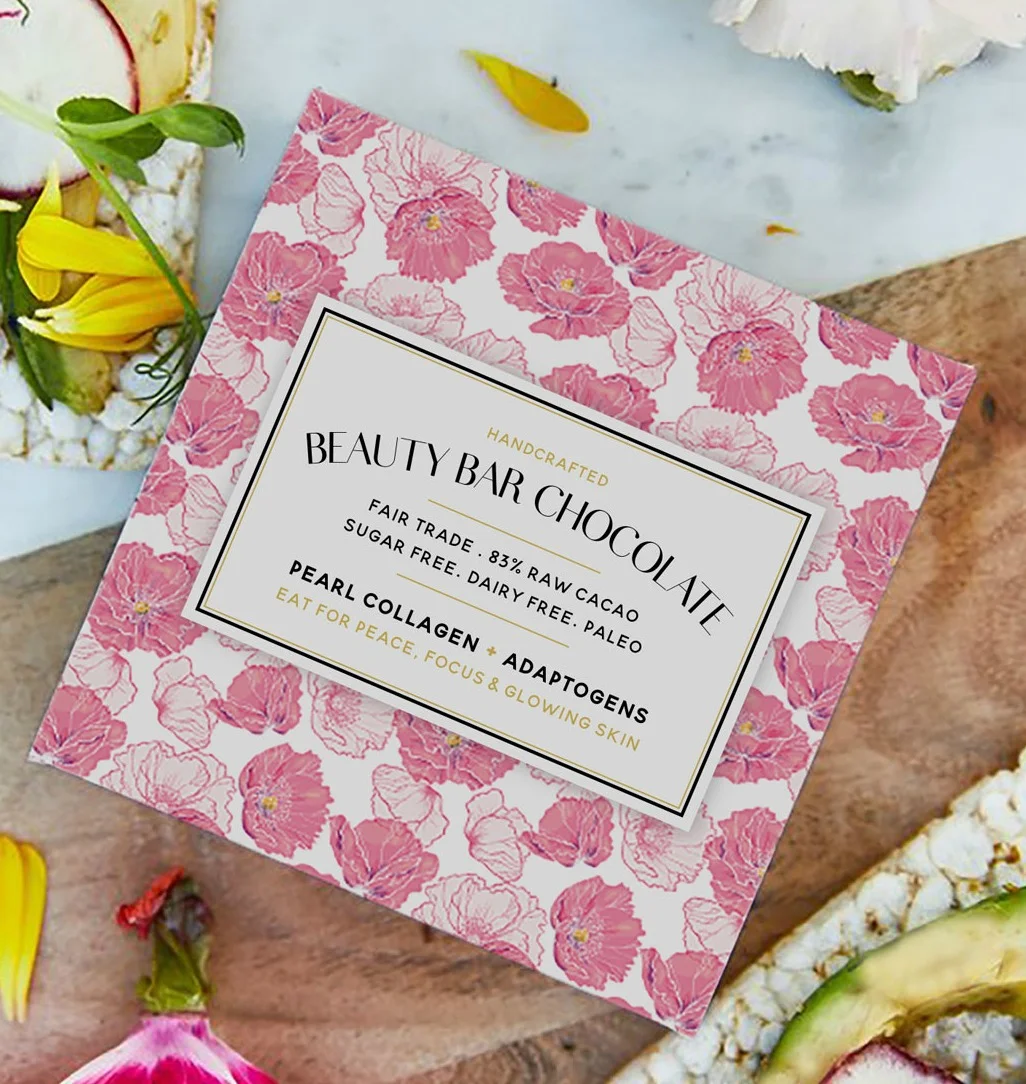 Beauty Bar Chocolate: Sugar Free, Adaptogens and Collagen