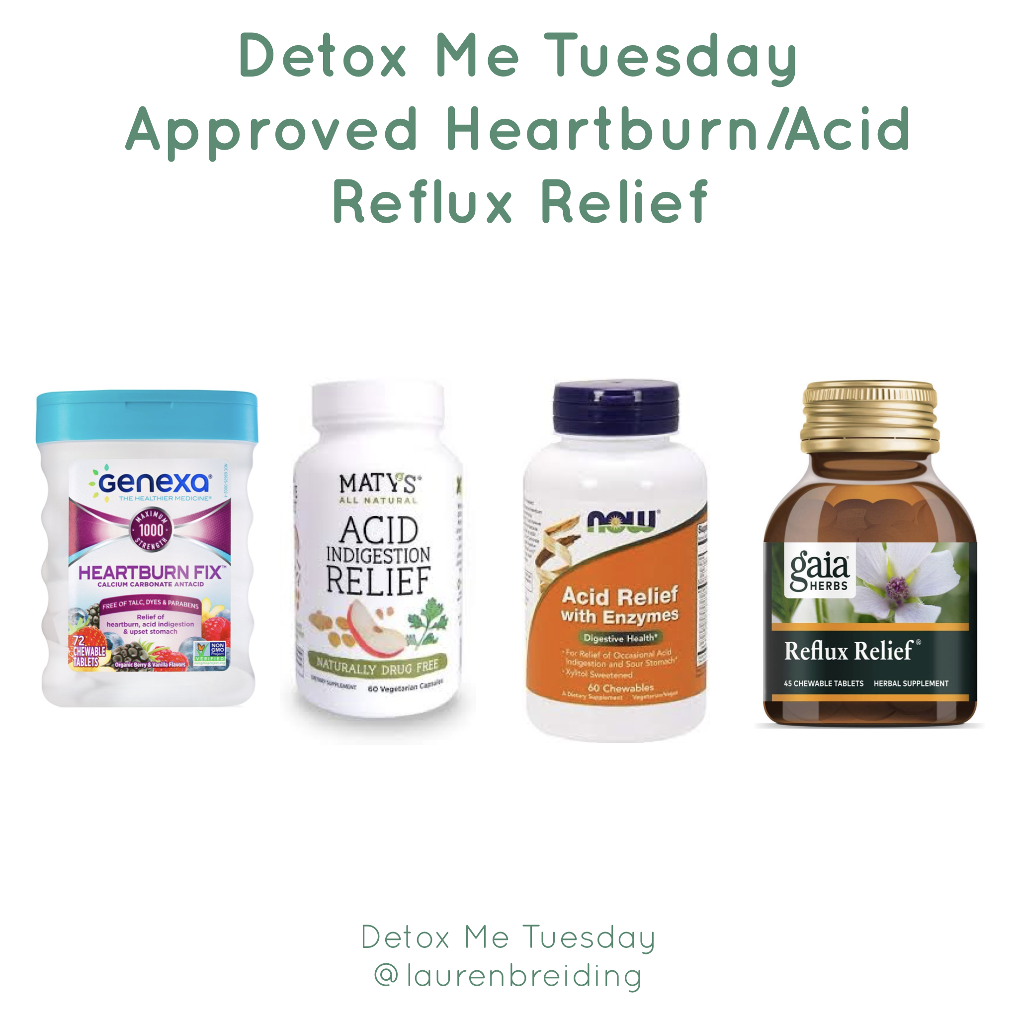 Safe Heartburn/Acid Reflux Relief Options