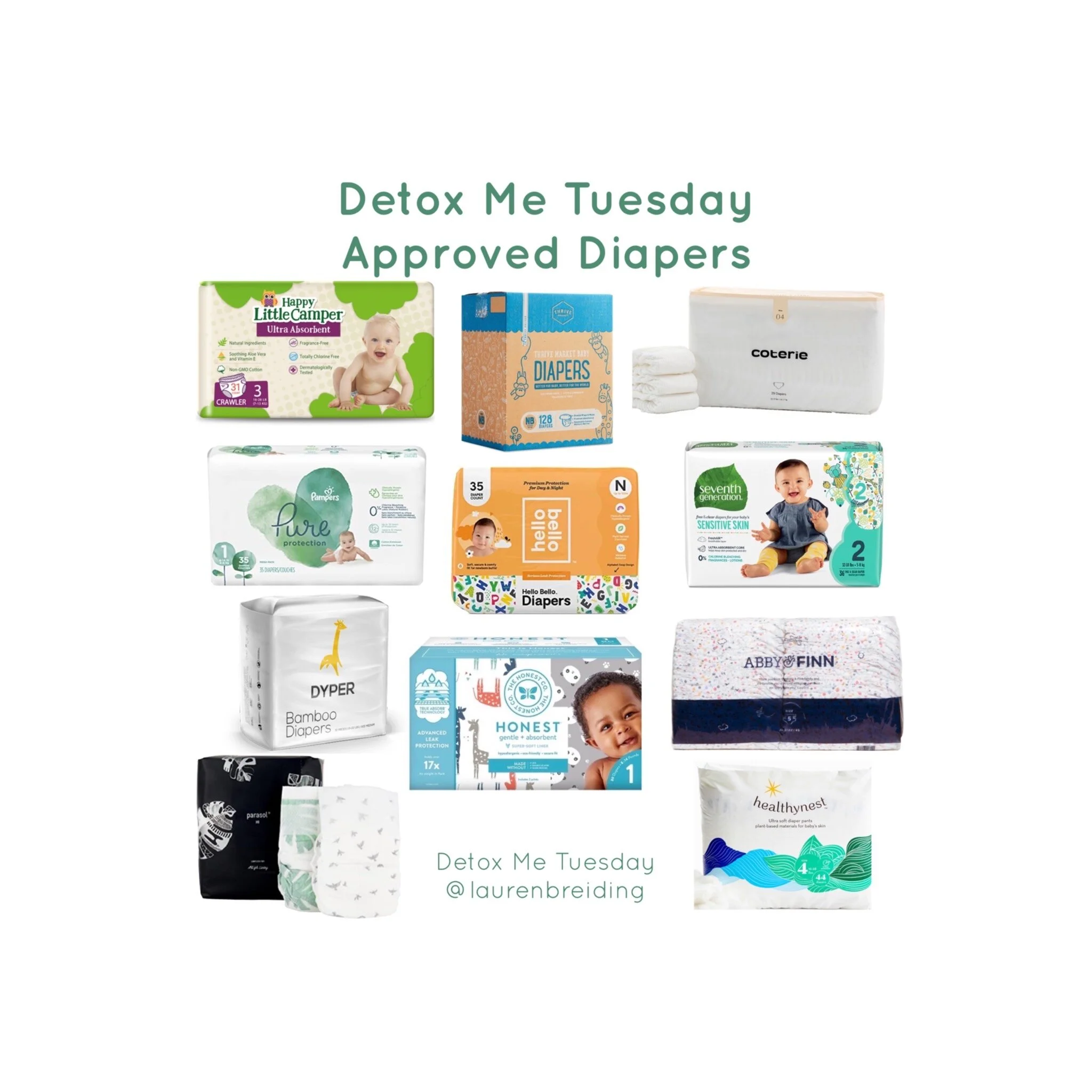 Detox Me Tuesday Approved Diapers