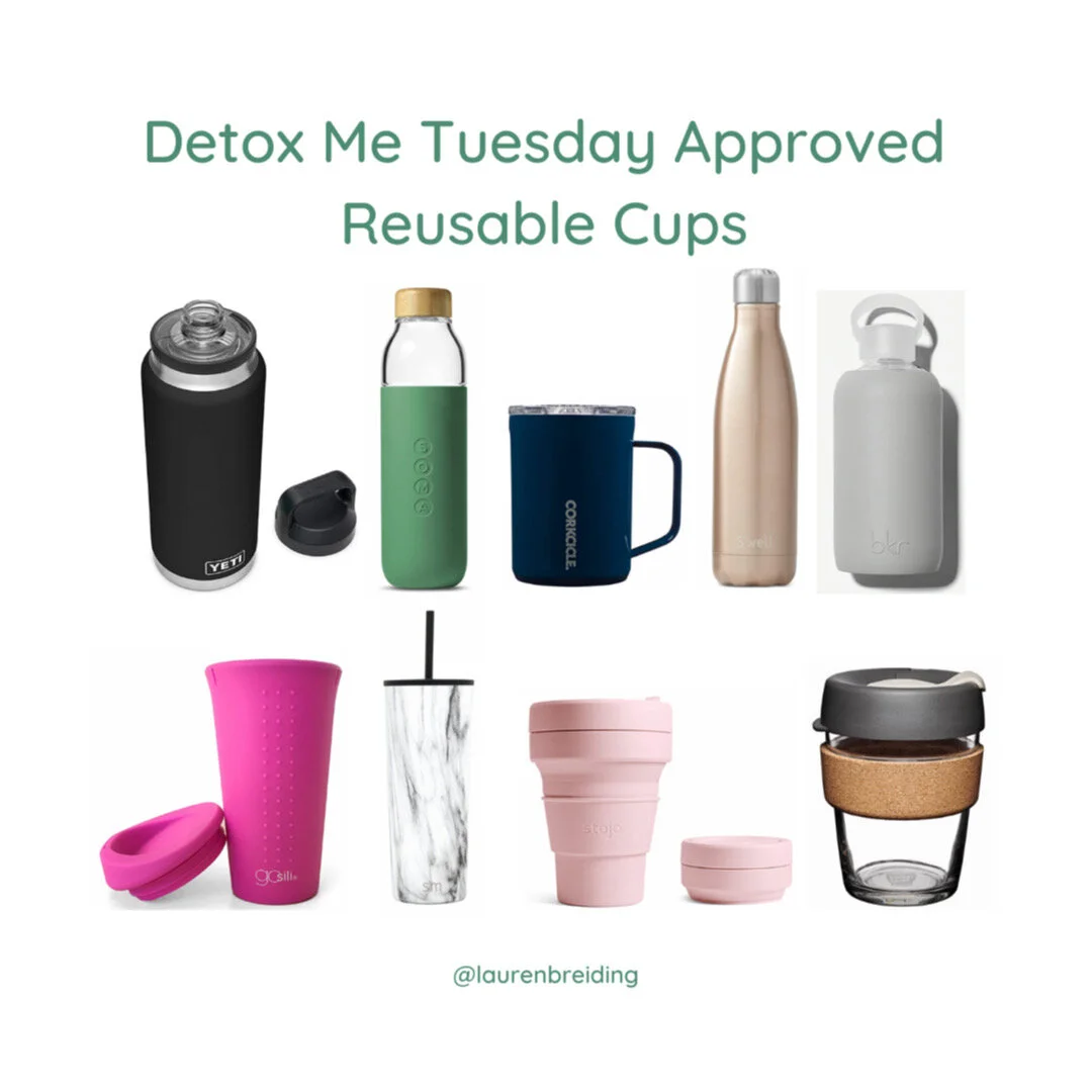 Detox Me Tuesday Approved Reusable Cups
