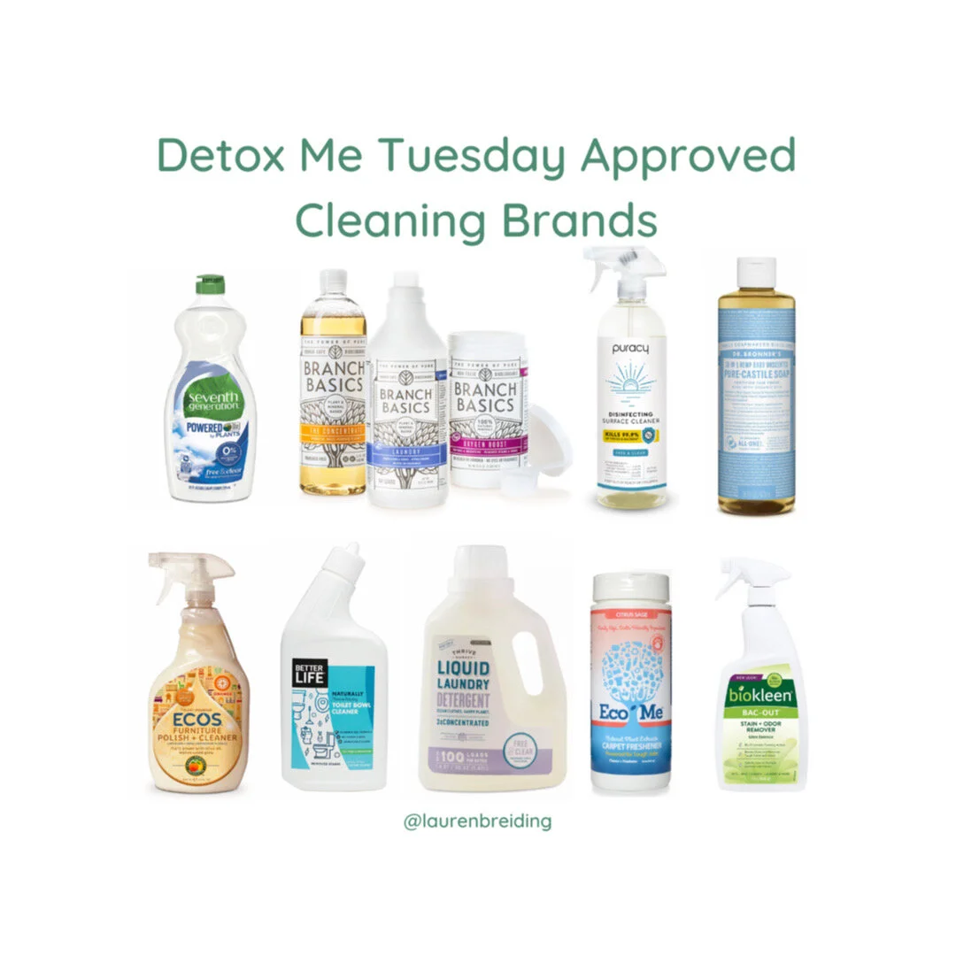 Detox Me Tuesday Approved Cleaning Brands