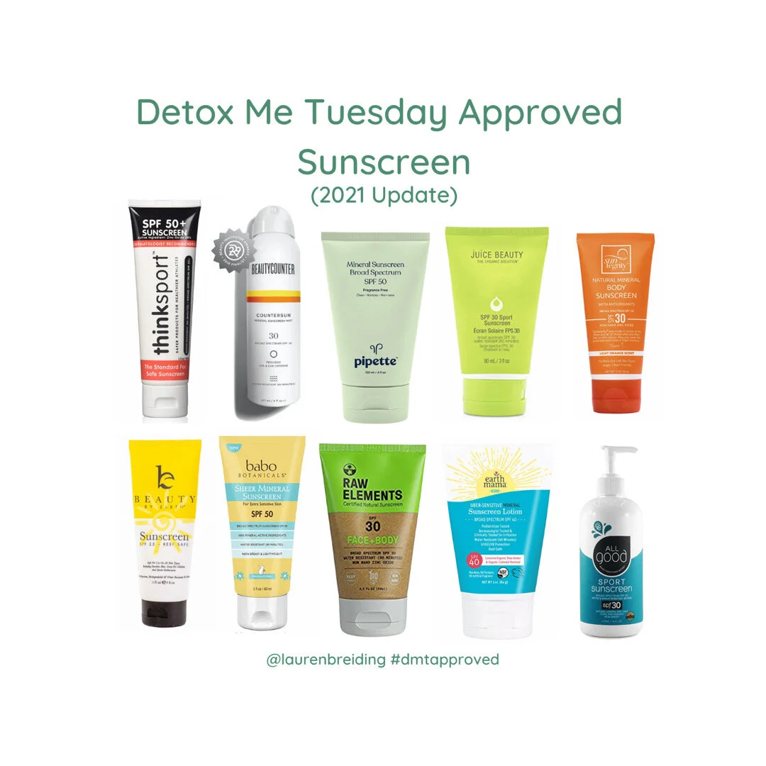 Detox Me Tuesday Approved Sunscreen (2021 Update)