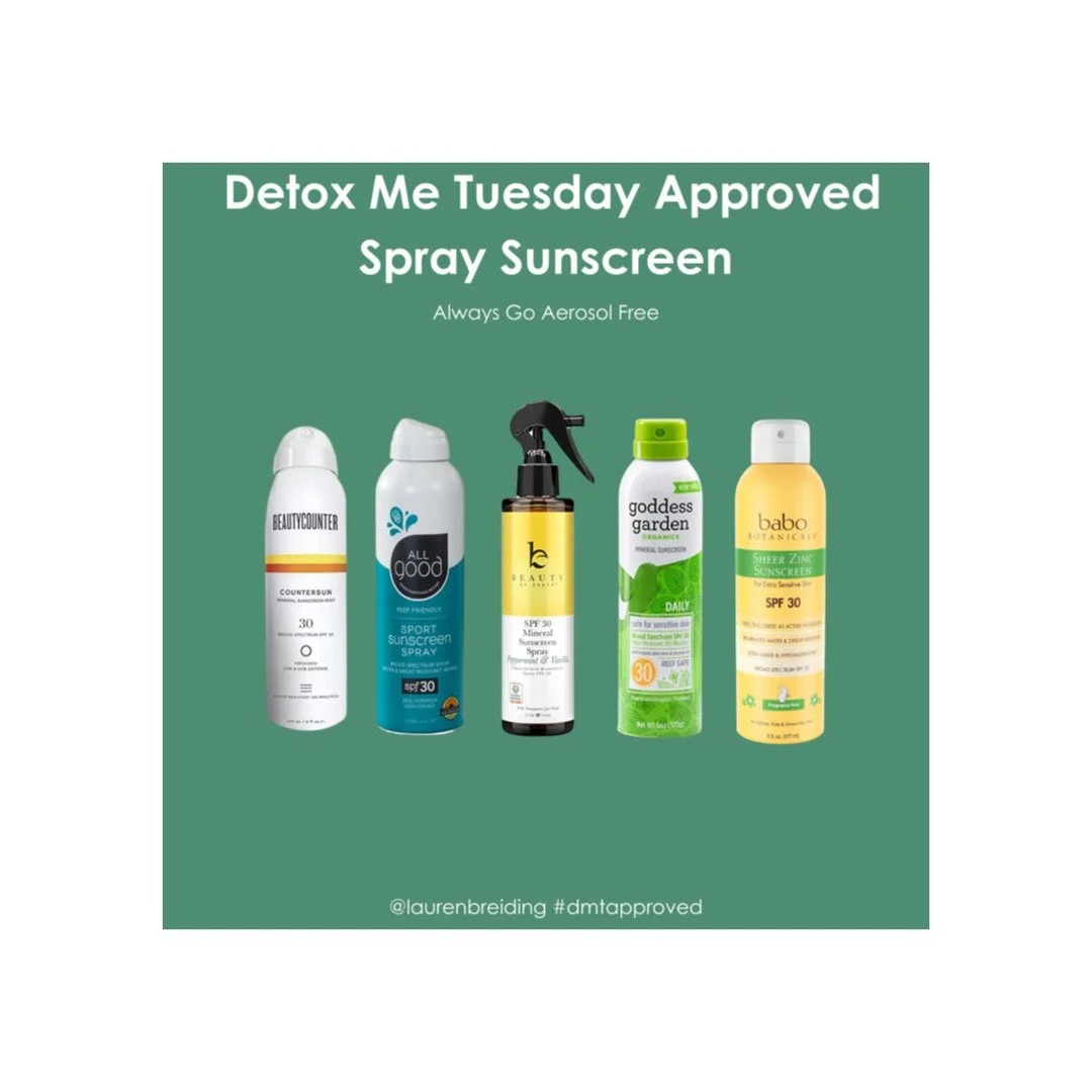 Detox Me Tuesday Approved Spray Sunscreen