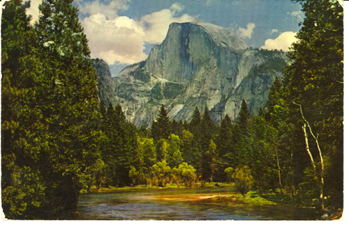 source material (vintage postcard) 
