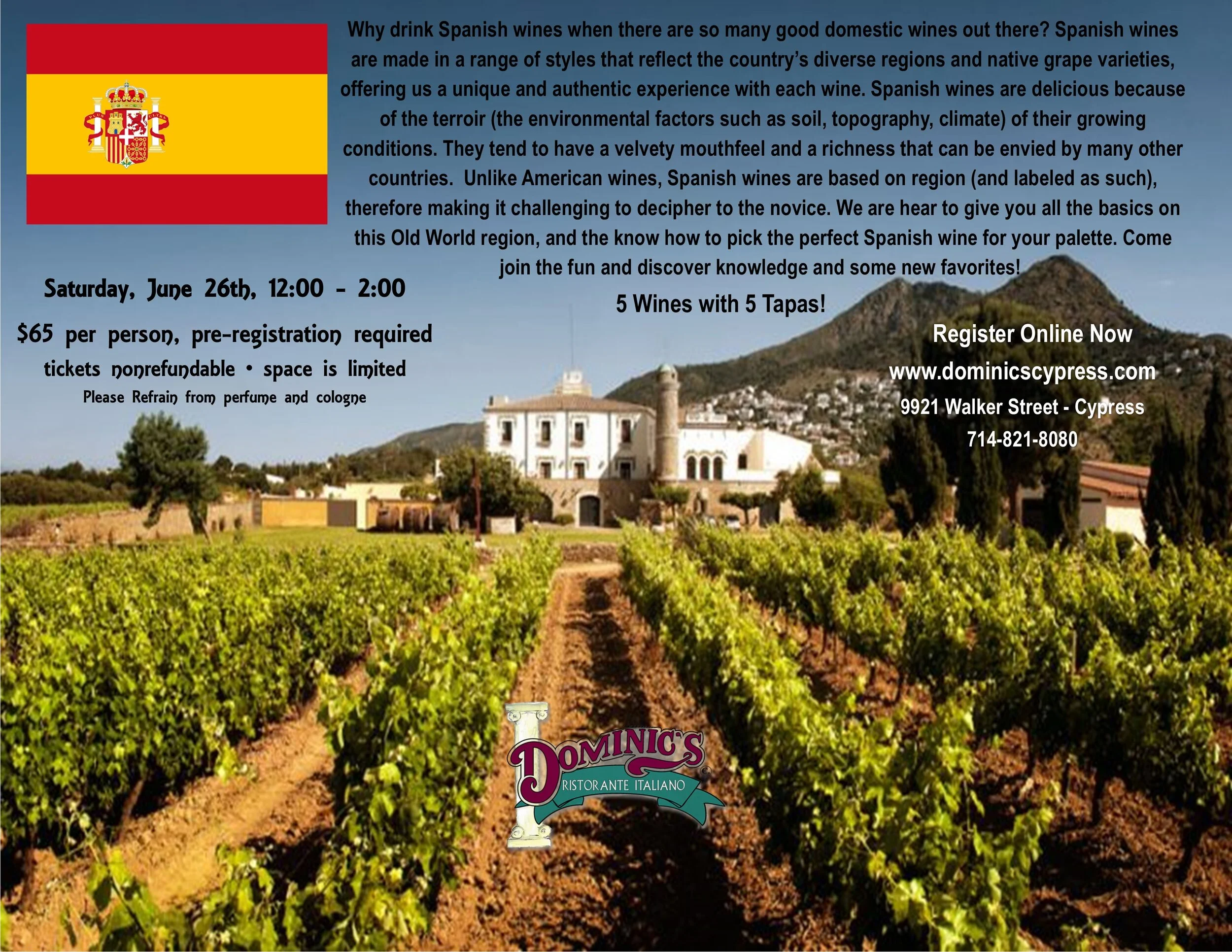 Spanish 101 Tasting