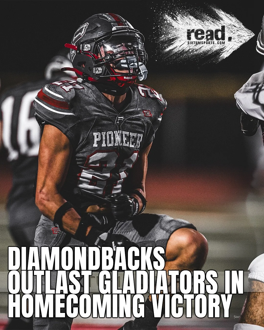 MISSION — On a night filled with homecoming festivities, the Sharyland Pioneer Diamondbacks kept their composure when it mattered most, holding off the determined Roma Gladiators for a hard-fought win Friday night at Richard Thompson Stadium.