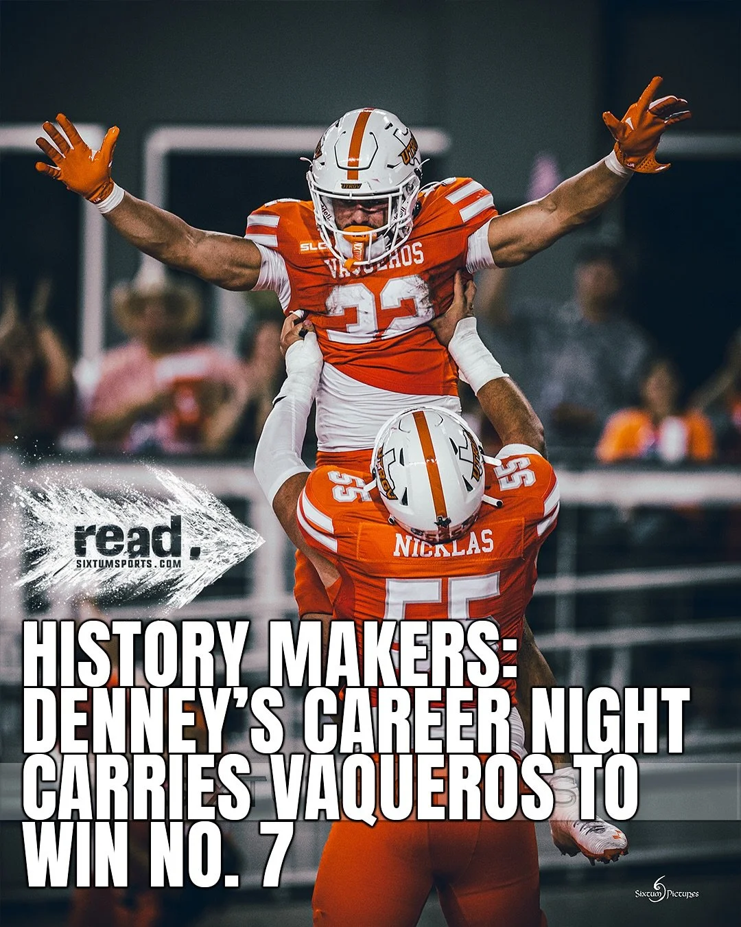 EDINBURG &mdash; UTRGV running back Nathan Denney looked primed for a big night early in Saturday&rsquo;s conference game against Nicholls.

The graduate student exploded for a 12-yard carry on the game&rsquo;s first play, then followed it with anoth