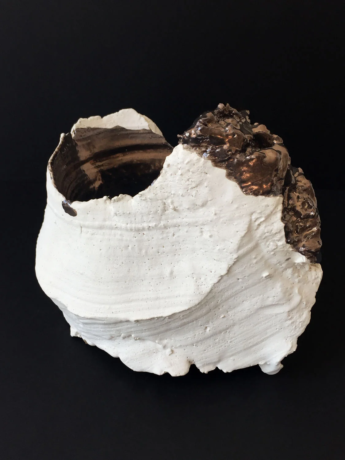 Gesture (C) , 2010, glazed ceramic, 6.5 x 9 x 7.25 inches