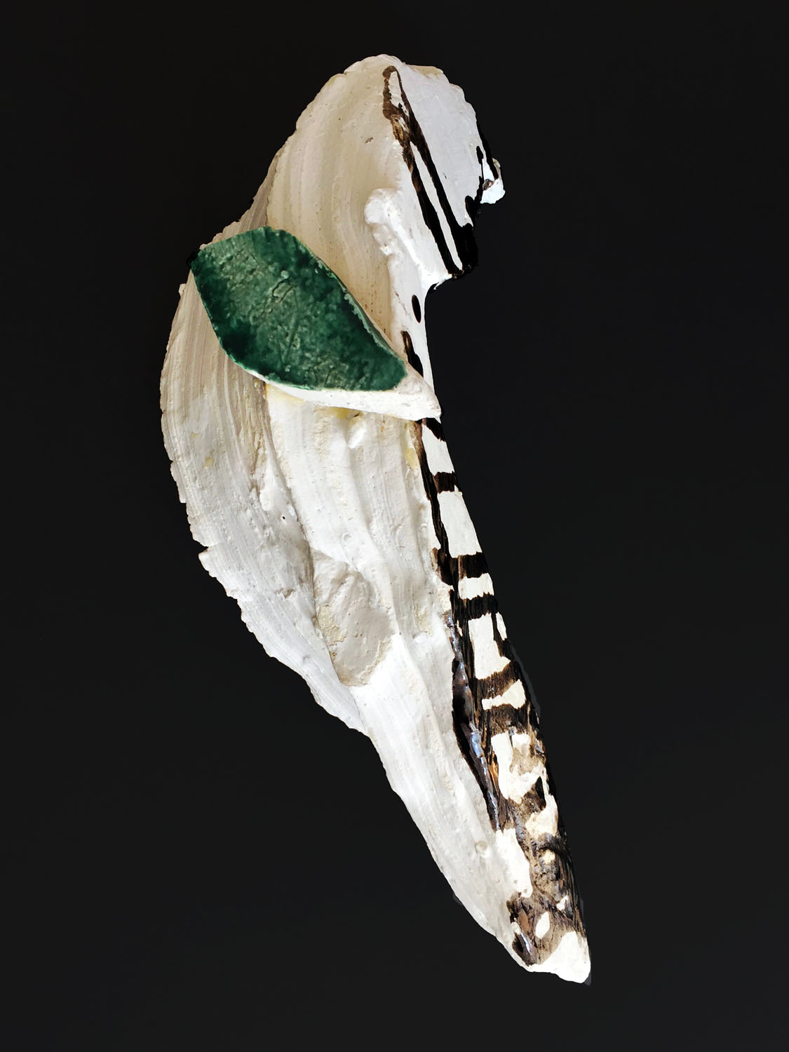   Jonathan Livingston Seagull has a Different Meaning Every Time , 2010, glazed ceramic, 5 x 5.5 x 11.5 inches 