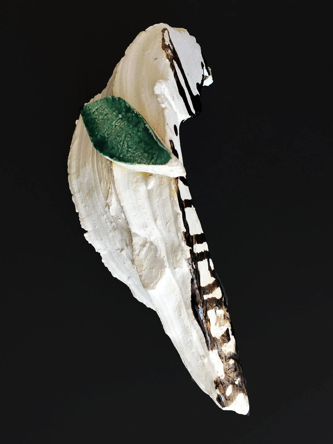 Jonathan Livingston Seagull has a Different Meaning Every Time , 2010, glazed ceramic, 5 x 5.5 x 11.5 inches