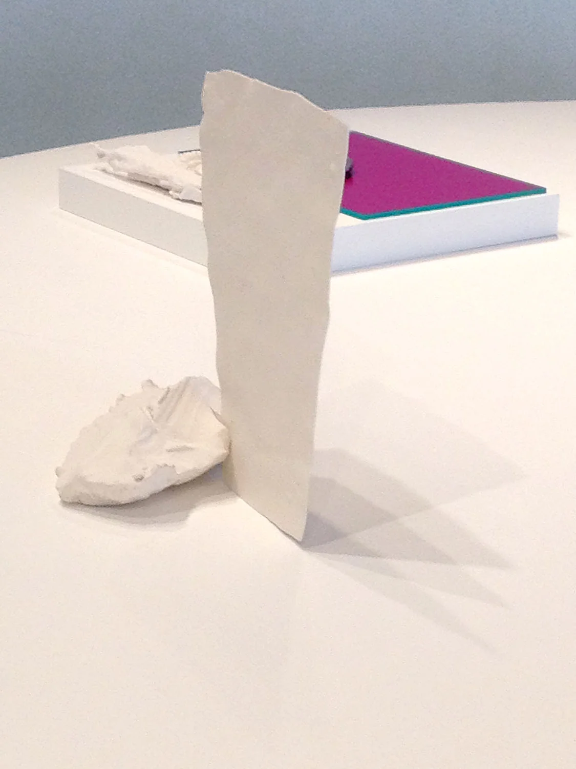   Monument , 2014, porcelain, glazed ceramic, 14 x 13 x 9 inches 