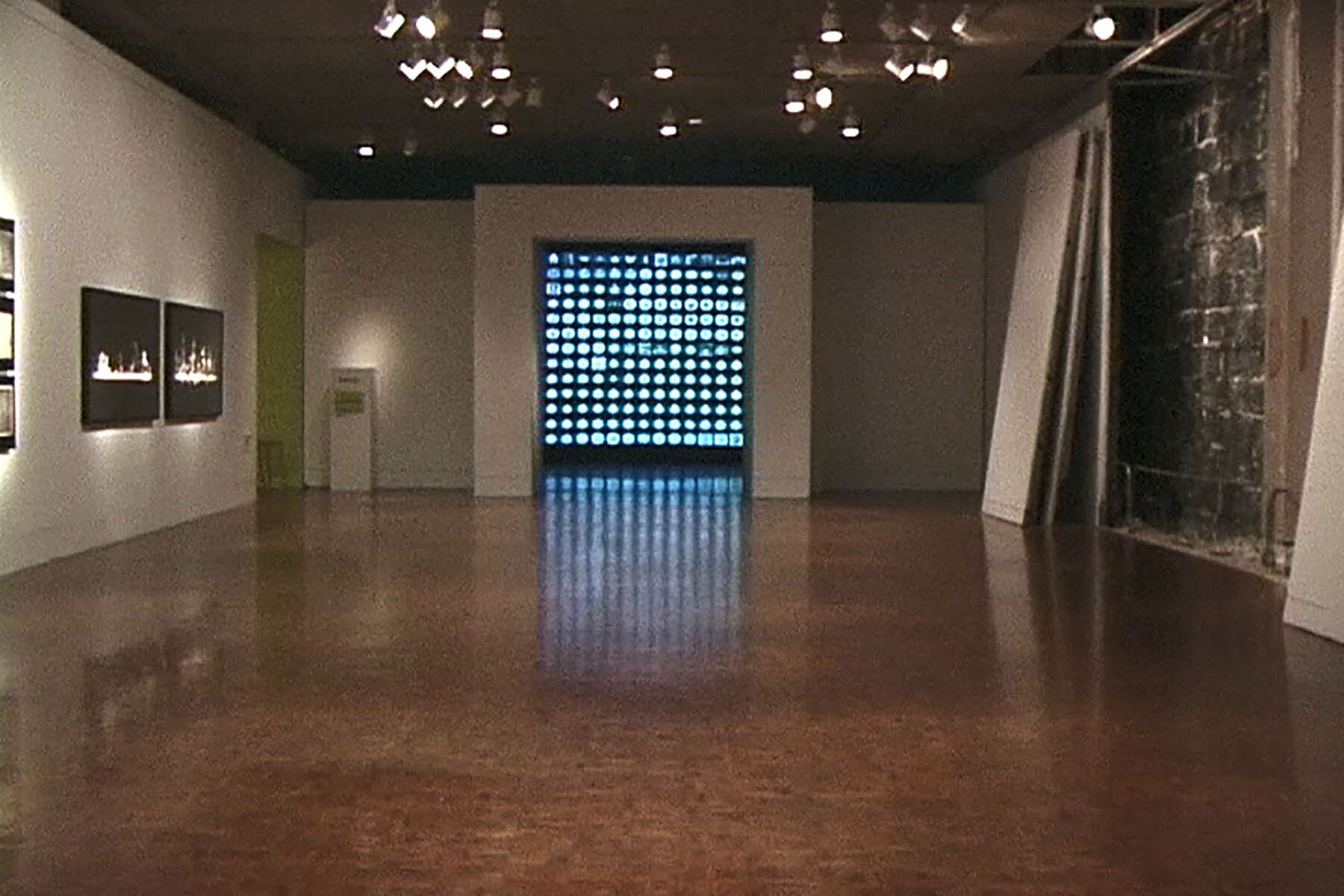   The Collection (descending) , installation view in the  Museum Pieces  exhibition, 1999 