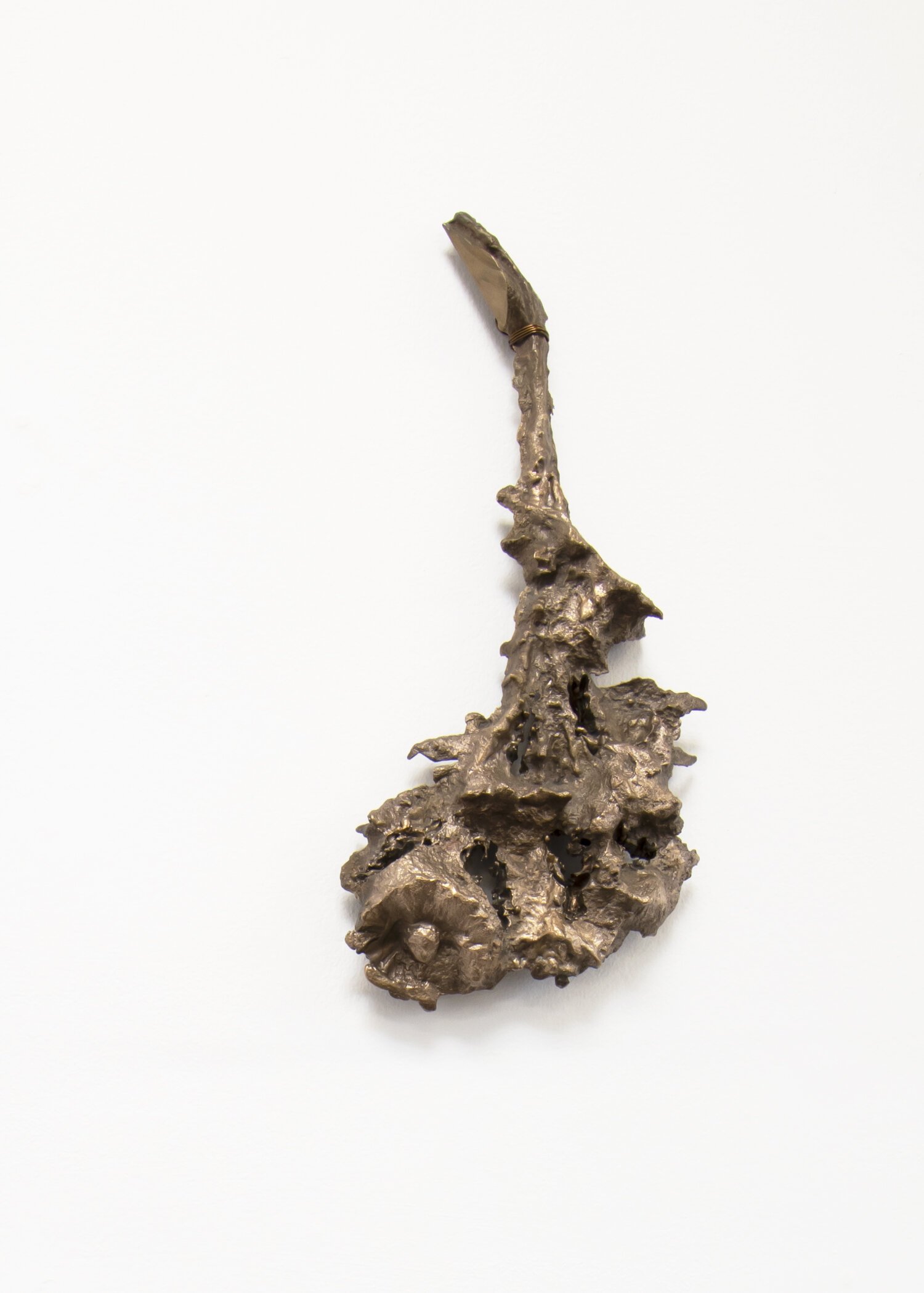   Flowers , 2016, bronze, 15.75 x 8 x 3 inches 