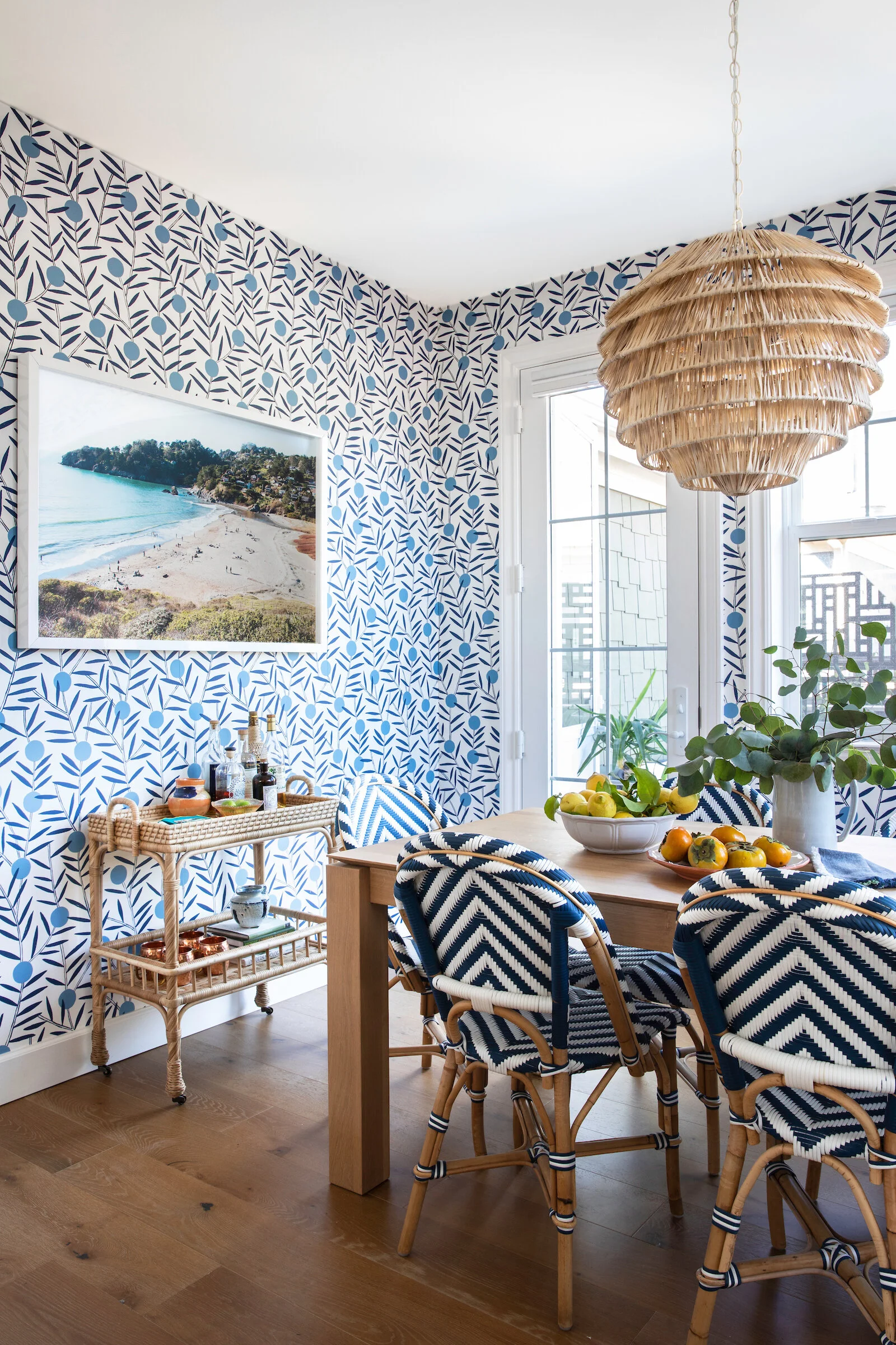 Love-&-Interiors-San-Rafael-Happy-Coastal-Dining Room-Muir Beach Art.jpg