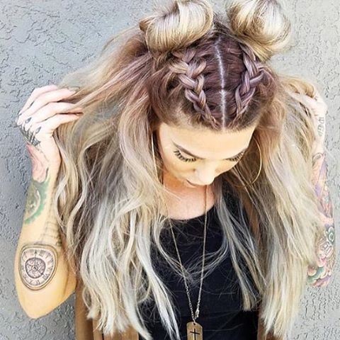 15 Ways To Rock The Double Bun Hairstyle  Society19