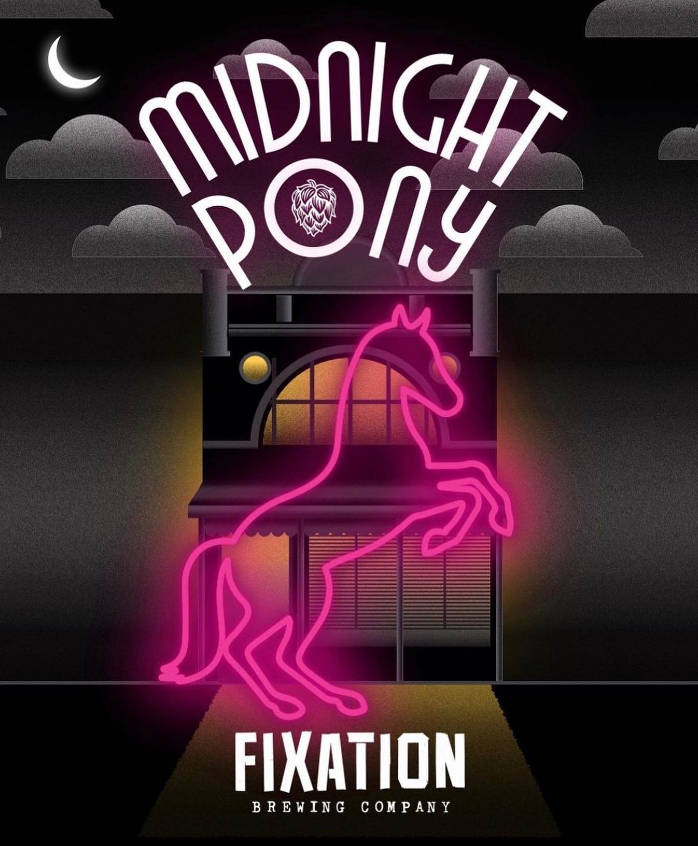 TODAY!

Our collaboration dark ale with Collingwood&rsquo;s finest @fixationbrewing, plus a little junipery help from our mates at @melbourneginco is hitting the taps, just in time for Winter.

Swing in from 5-6pm to join the Pony Club and say hi to 