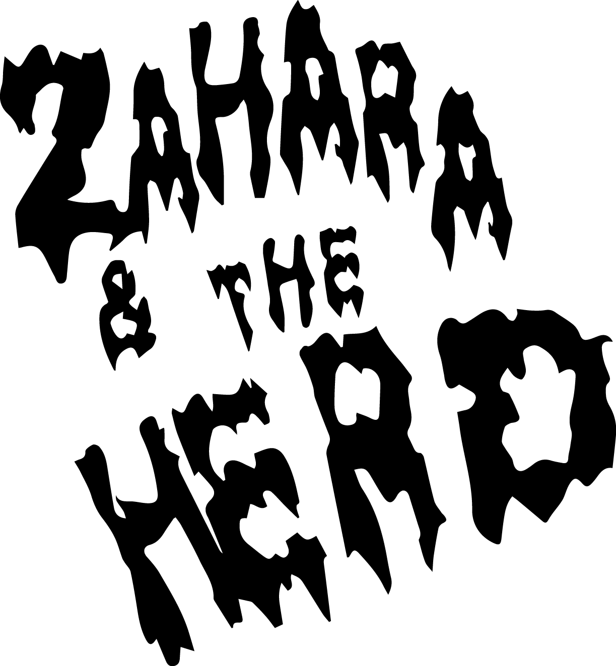 ZAHARA & THE HERD LOGO DESIGN WORDS ONLY BLACK.png
