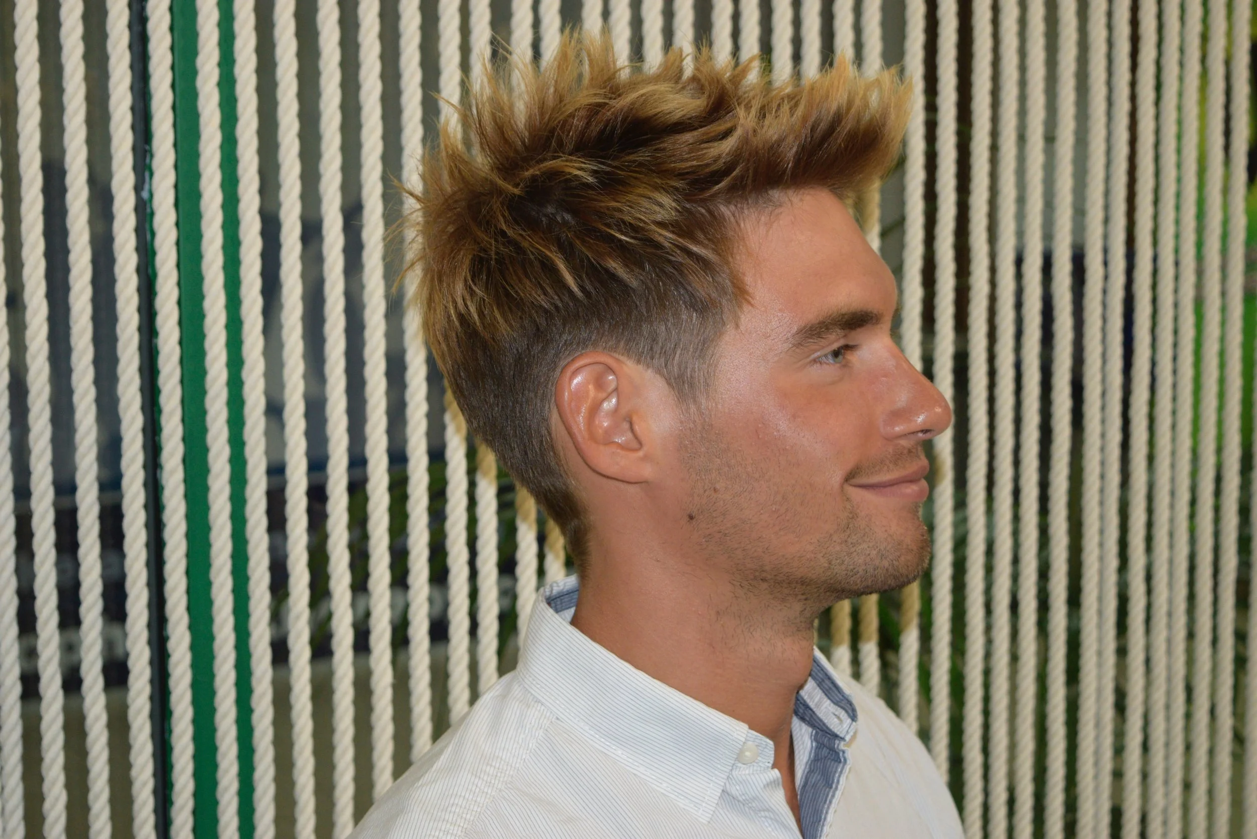 Colour &amp; Haircut -&nbsp;tailored hairstyle, using only scissors,&nbsp;&nbsp;keeping sharp edges with texture length on top. &nbsp;