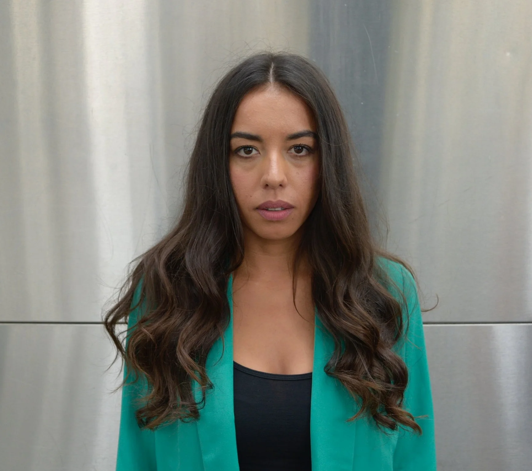 Natural waves &amp; makeup created for an evening event.