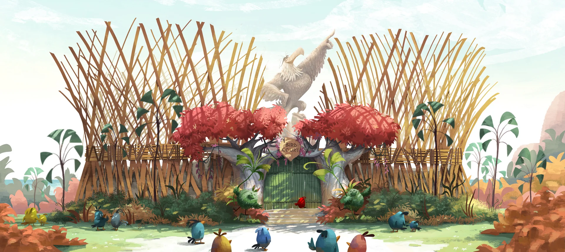 Bird Court Exterior Design