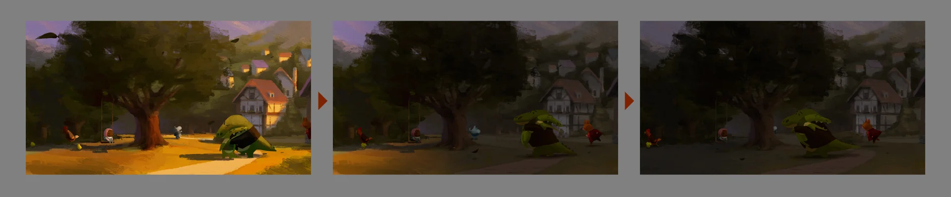 Production Frames Progression