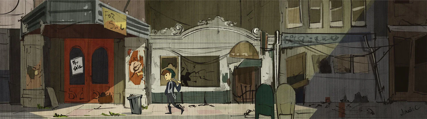 Panoramic BG for Student Film