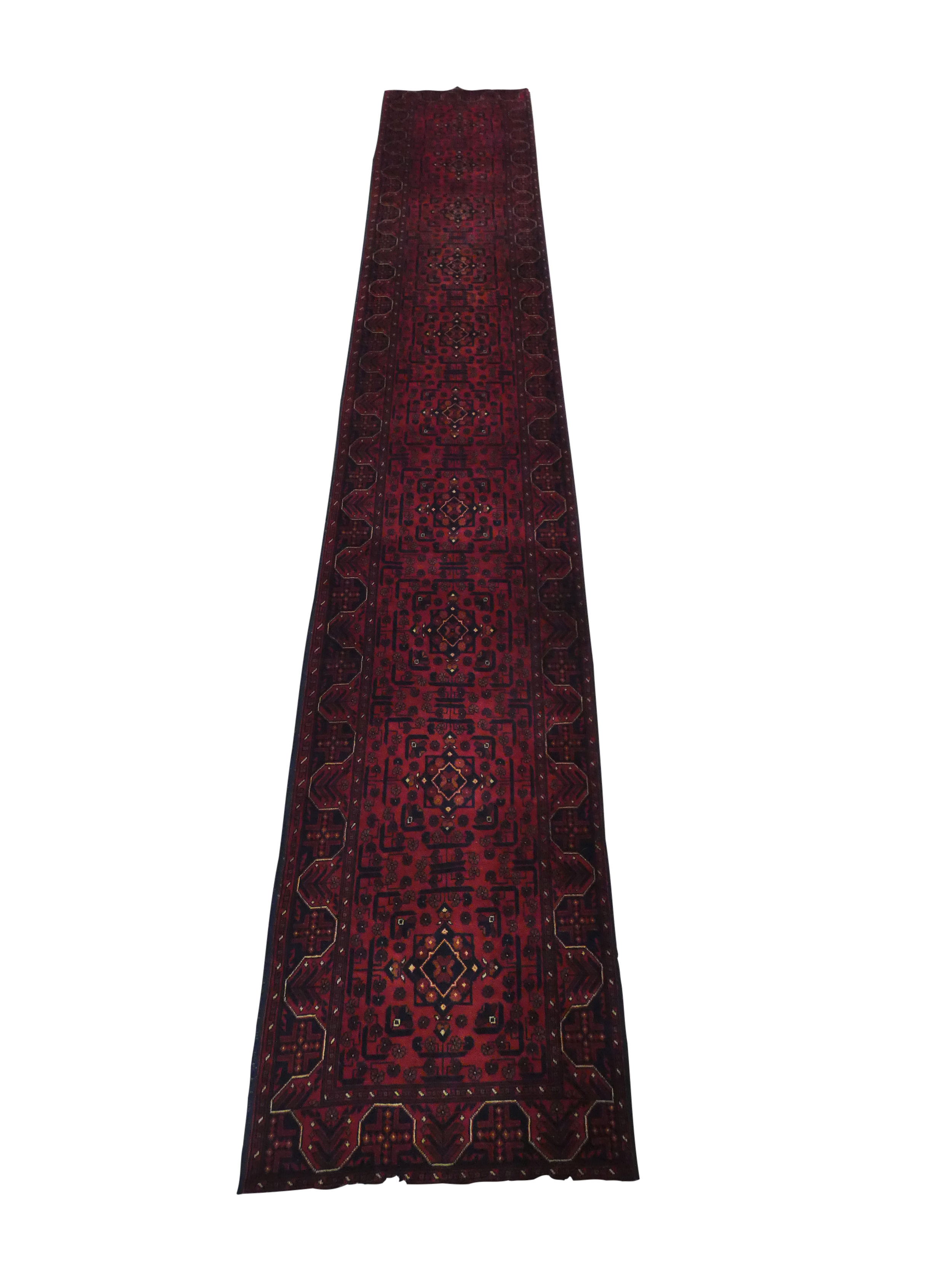 AFGHAN KHANMUHAMMEDI RUNNER 480cm x 80cm