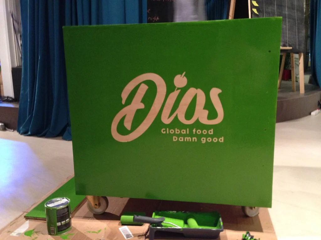 Food cart for Dios food, a local student startup at the iForesee. 3/3