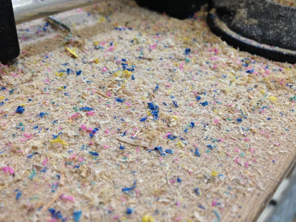 Skate stools make pretty saw dust