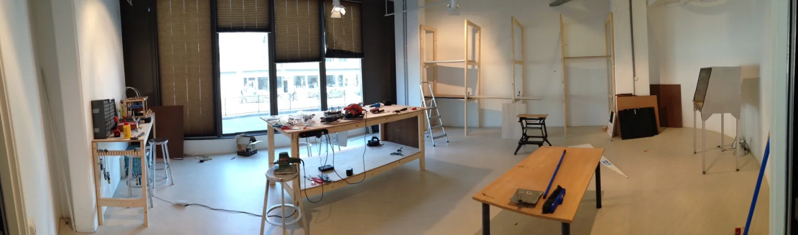 Workshop progress shot at the iForesee.