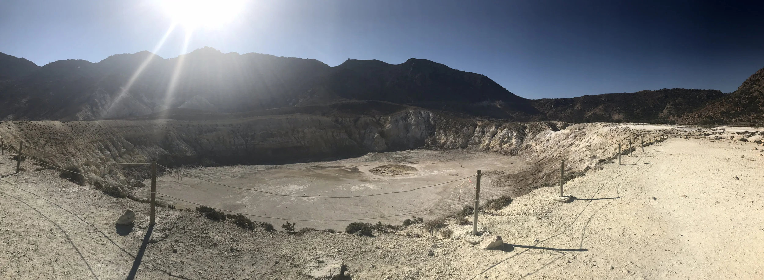 Dead Volcano in Niseros, Greece. This place was nuts!