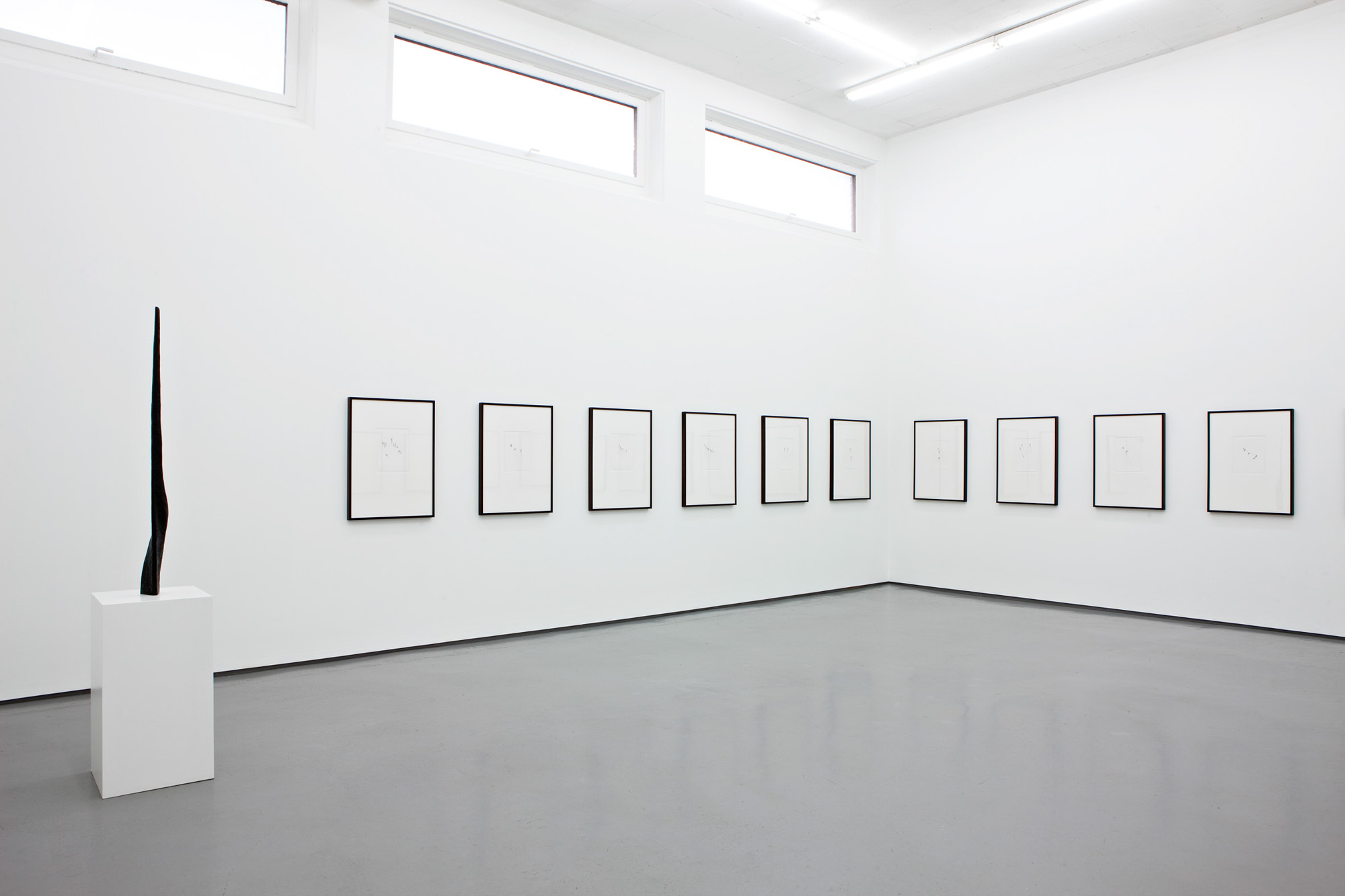  Installation view Jan Groth, New Drawings, Galleri Riis, Oslo, 2012 