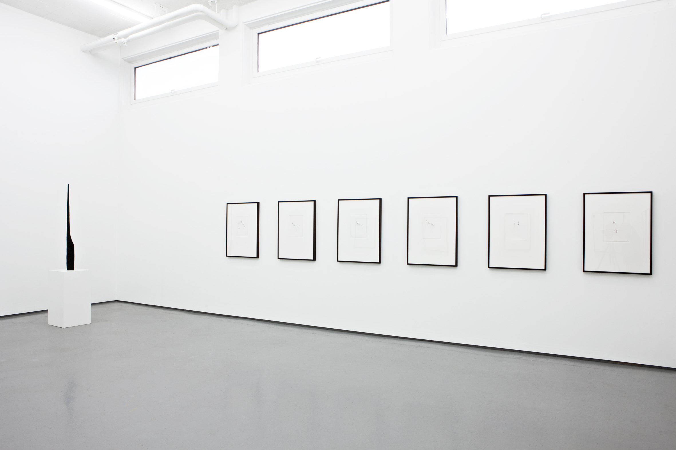  Installation view, JAN GROTH, New drawings, Galleri Riis, Oslo 2012 