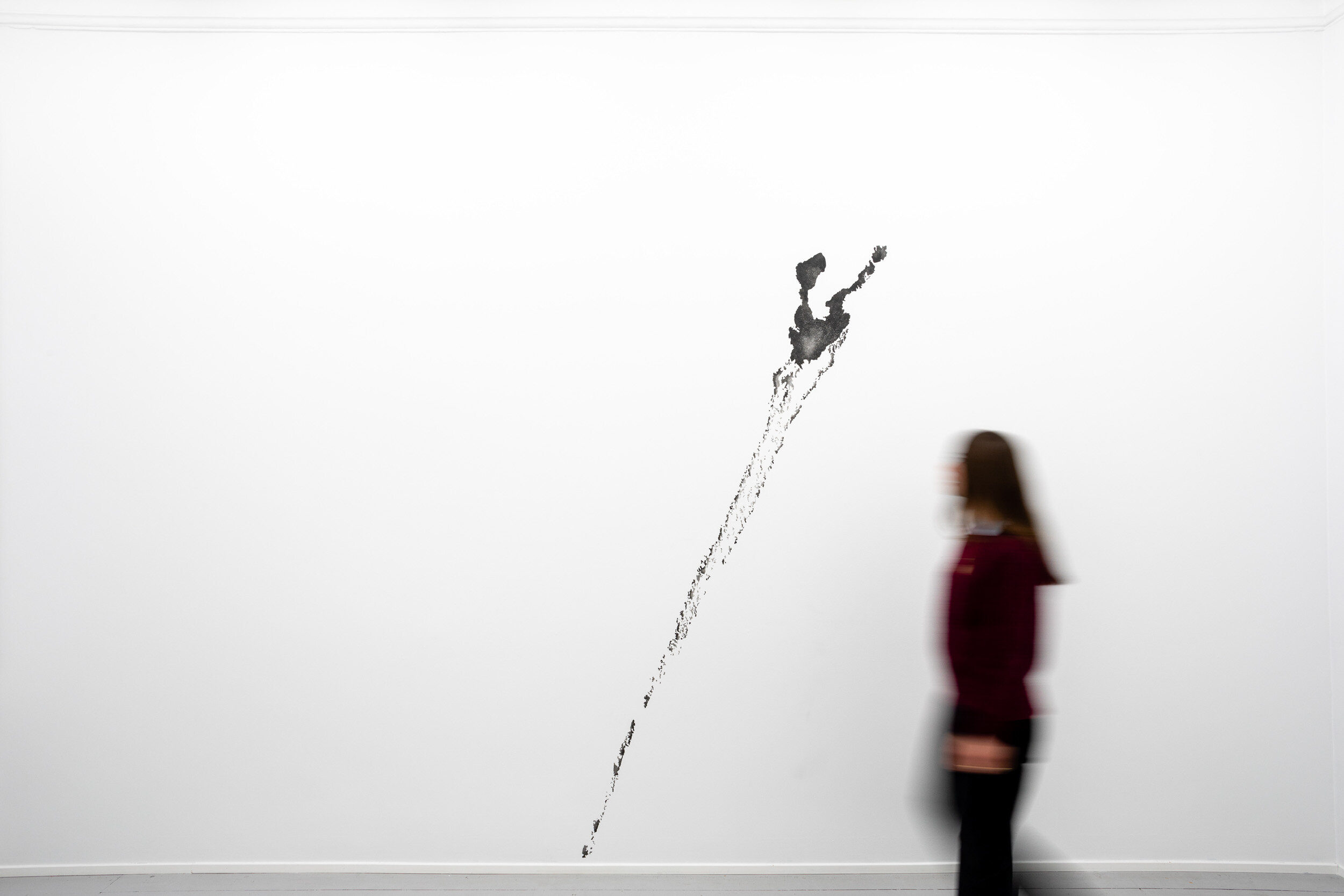  Wall Drawing for Galleri Riis IV, 2019. Crayon on wall, W 517 x H 334 cm. Unique. Installation view Jan Groth ‘Signs and Figures’, Galleri Riis, Oslo 2019. Photo: Adrian Bugge 