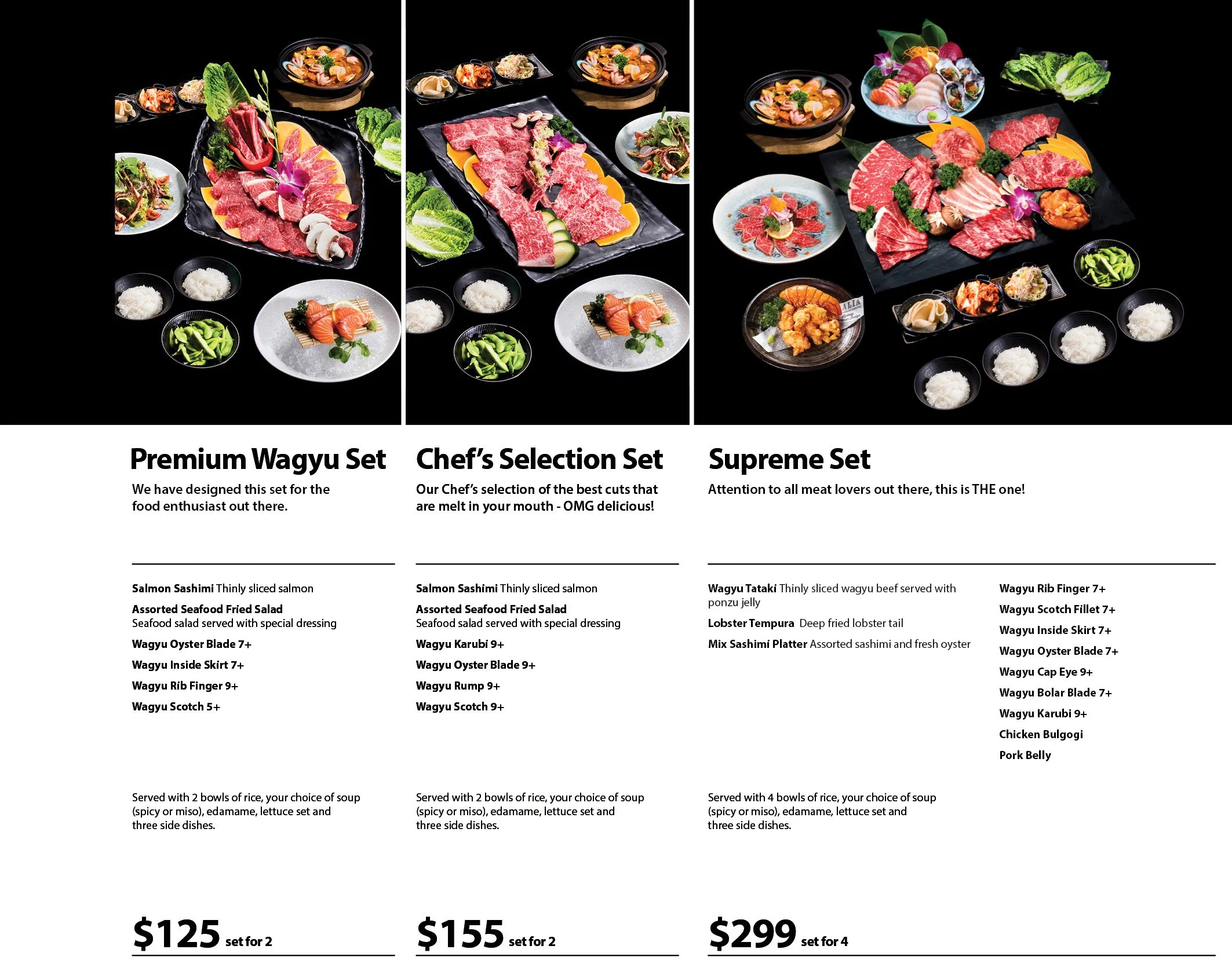 Menu — Tetsujin