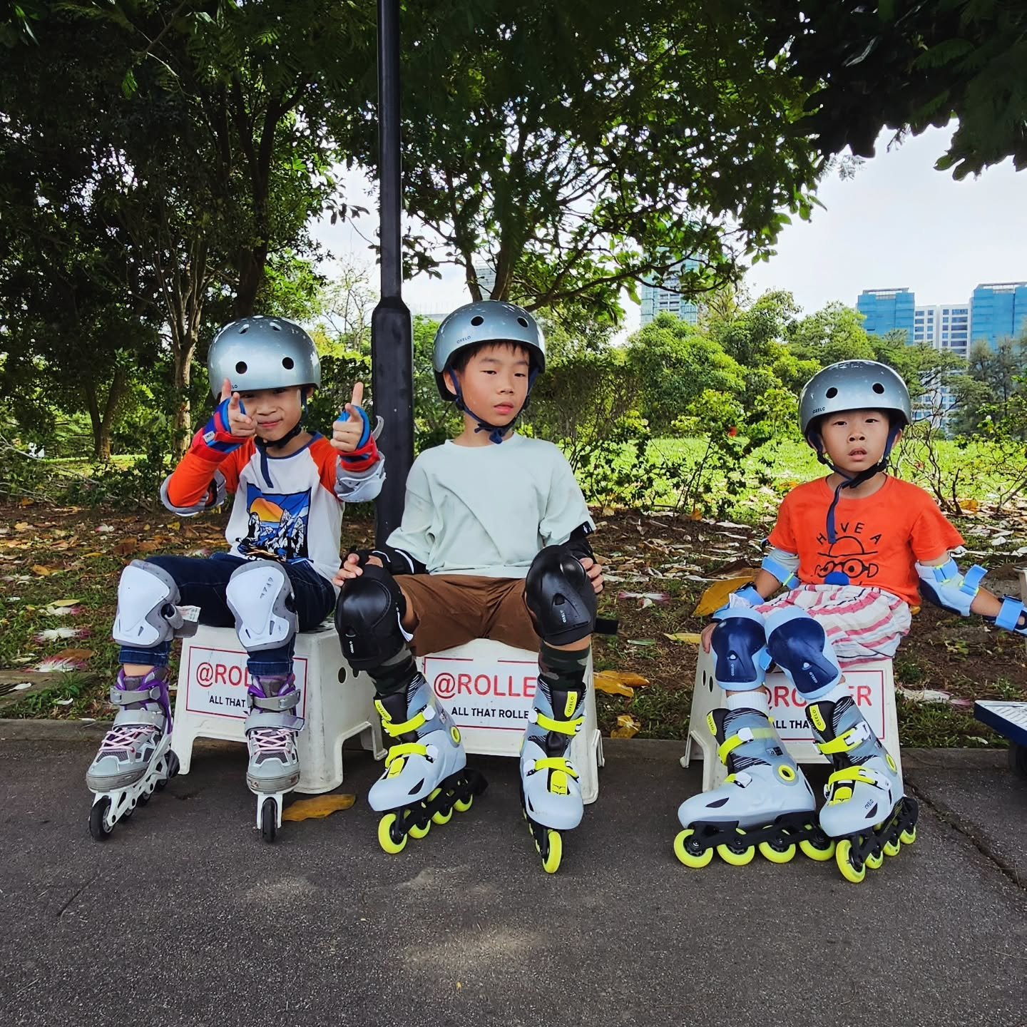 Hey, guys. Nice to meet you.😘

There is nothing on this earth more to be prized than true friendship.
(St. Thomas Aquinas)

#SCHOOLHolidaySkateCamp
---&gt; Check out our homepage; www.RollerCookie.com

#WestCoastPark
#WeekendClasses 
#PostExamActivi