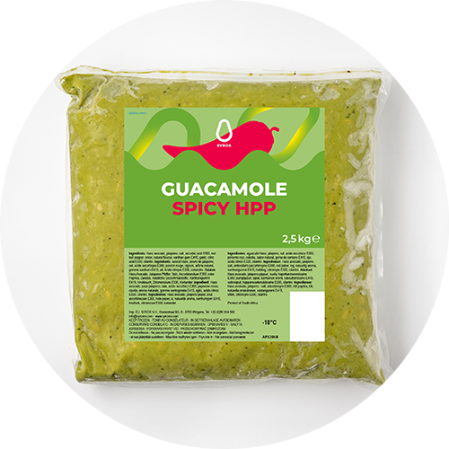 GUACAMOLE ÉPICÉ HPP