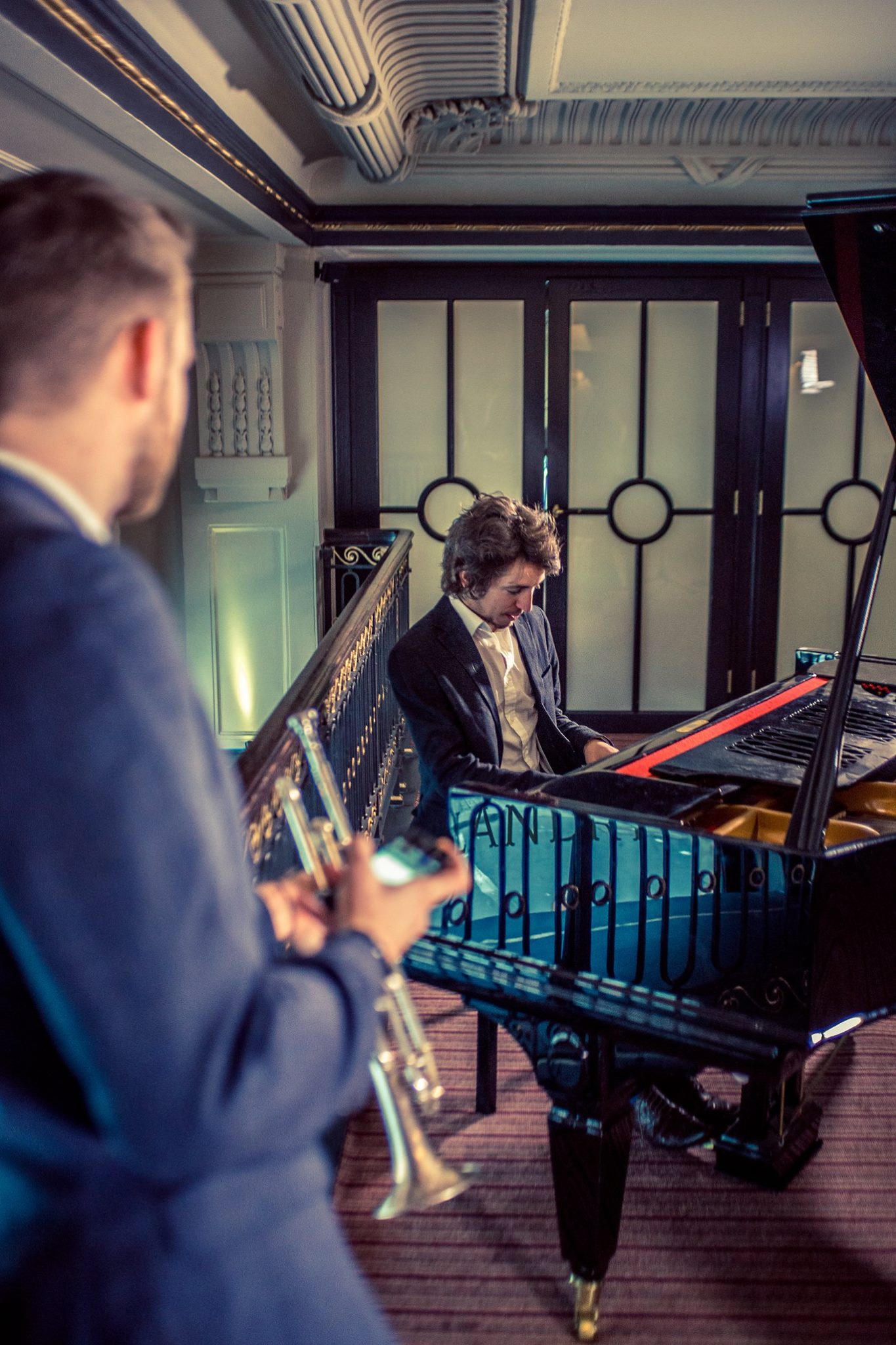 The London Soul Band piano picture