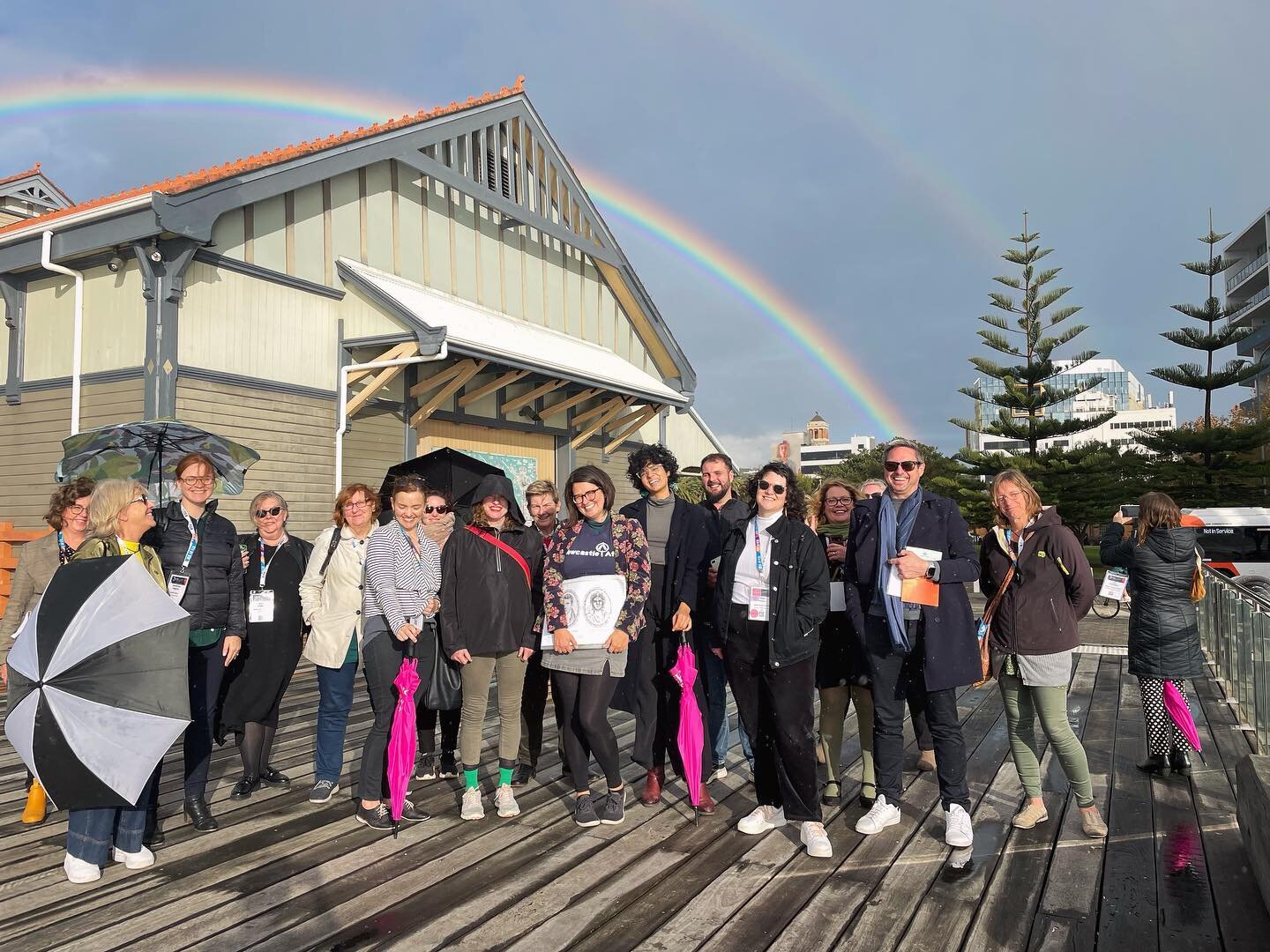 Our tour with delegates from the Australian Museums and Galleries Association conference couldn&rsquo;t have been more fun! 

Met so many interesting professionals, and we finished with a double rainbow! 🌈🌈

Extra special thanks to our local mate, 
