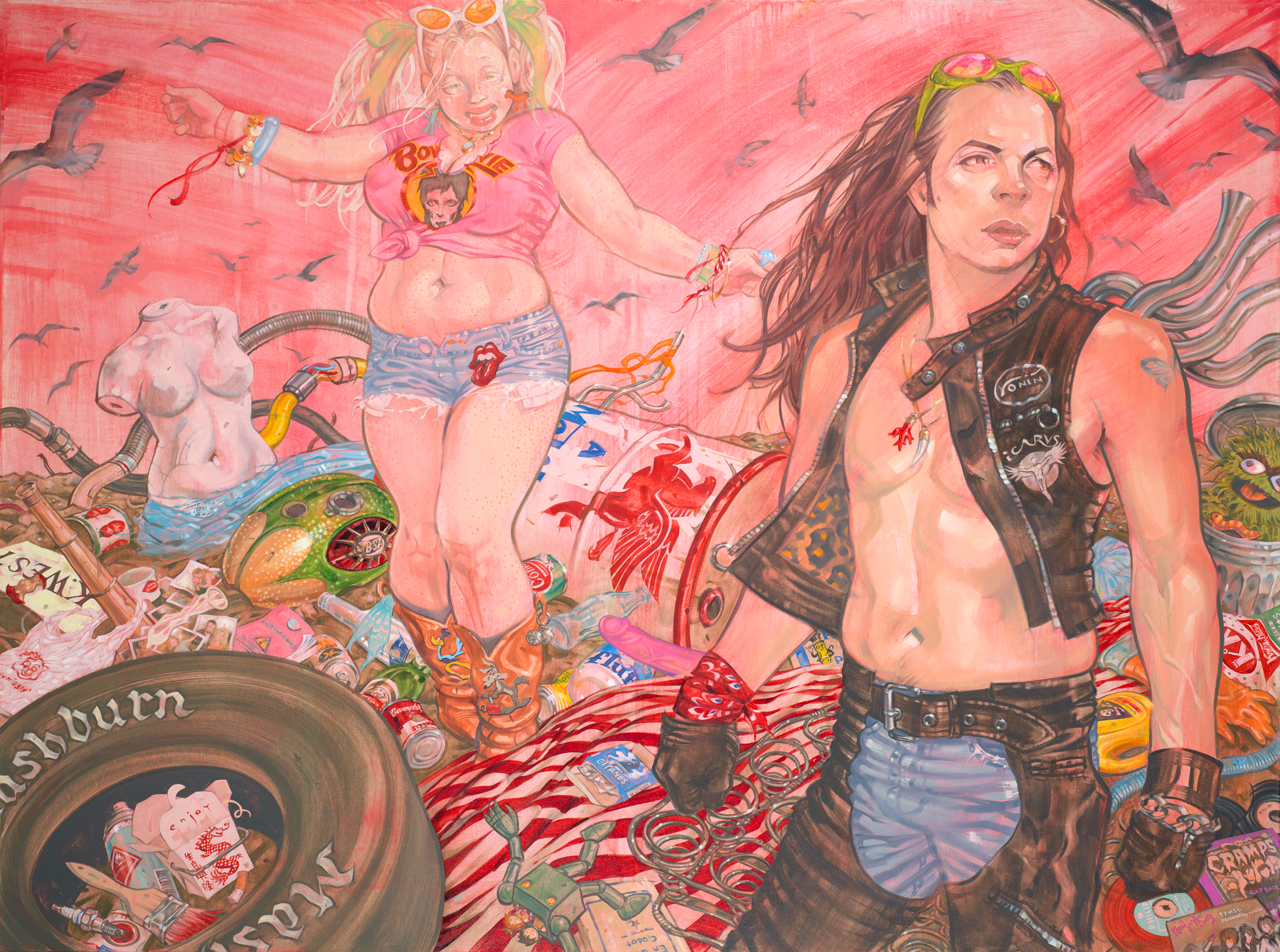 Stardust, 2012, courtesy of Kimberly Childress Ward, oil on canvas, 48 x 65 inches, by Taiyo la Paix