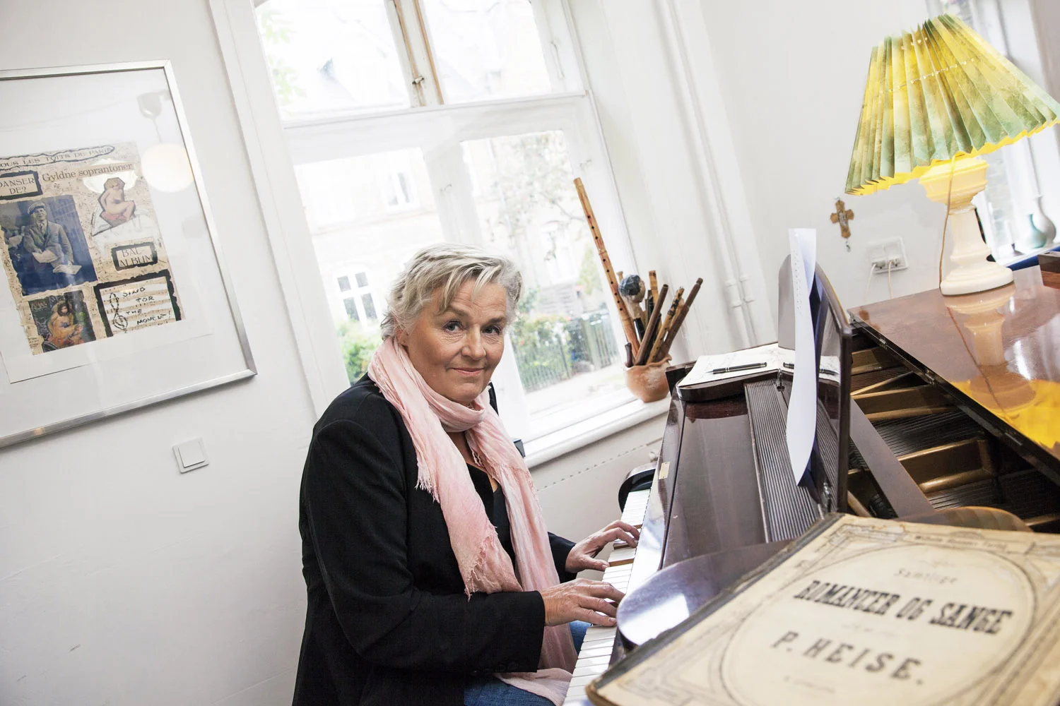 Sanglærer Pia Scharling har en sangklinik på Østerbro i København