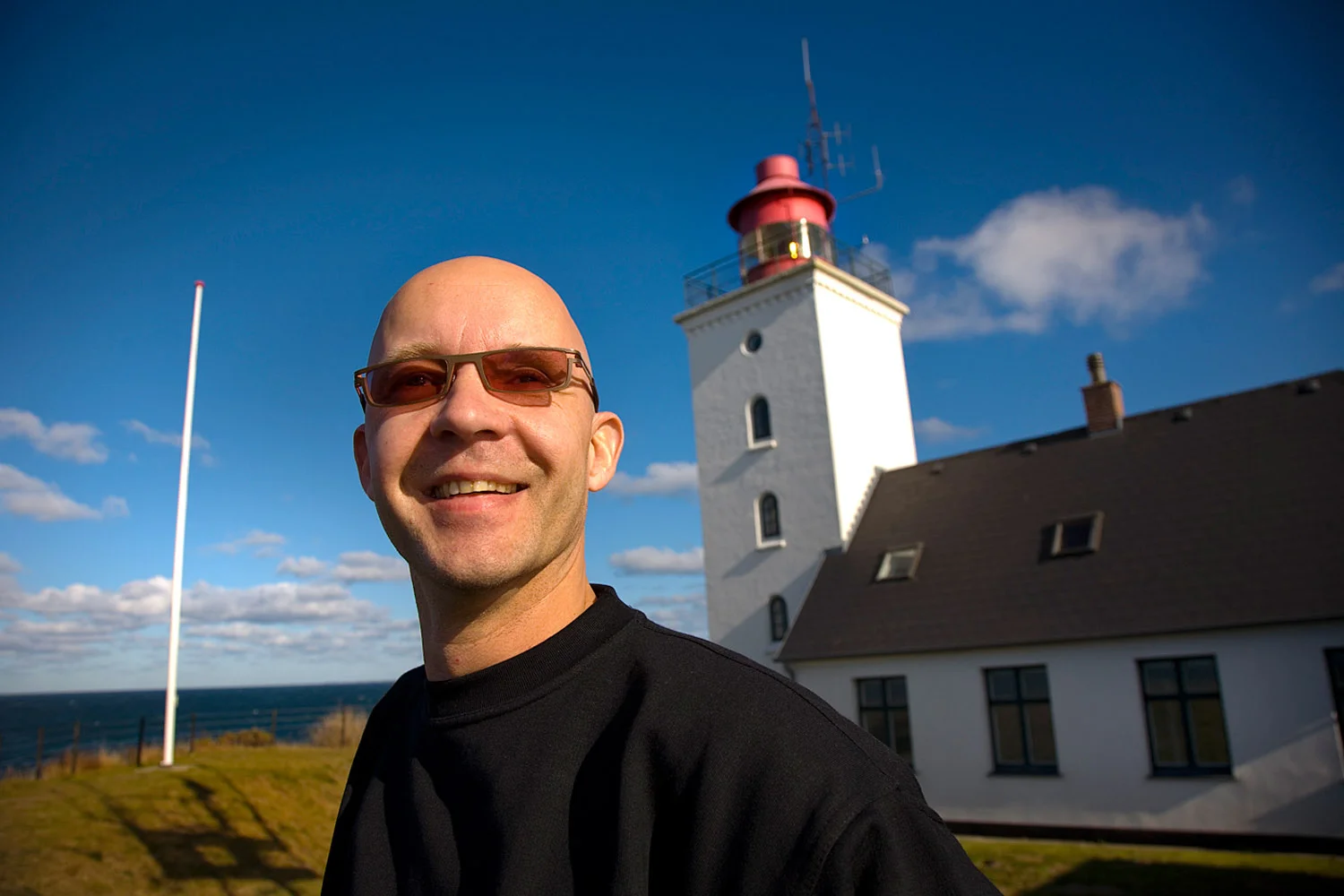 Mogens Gotlob er fyrmester på Røsnæs Fyr.