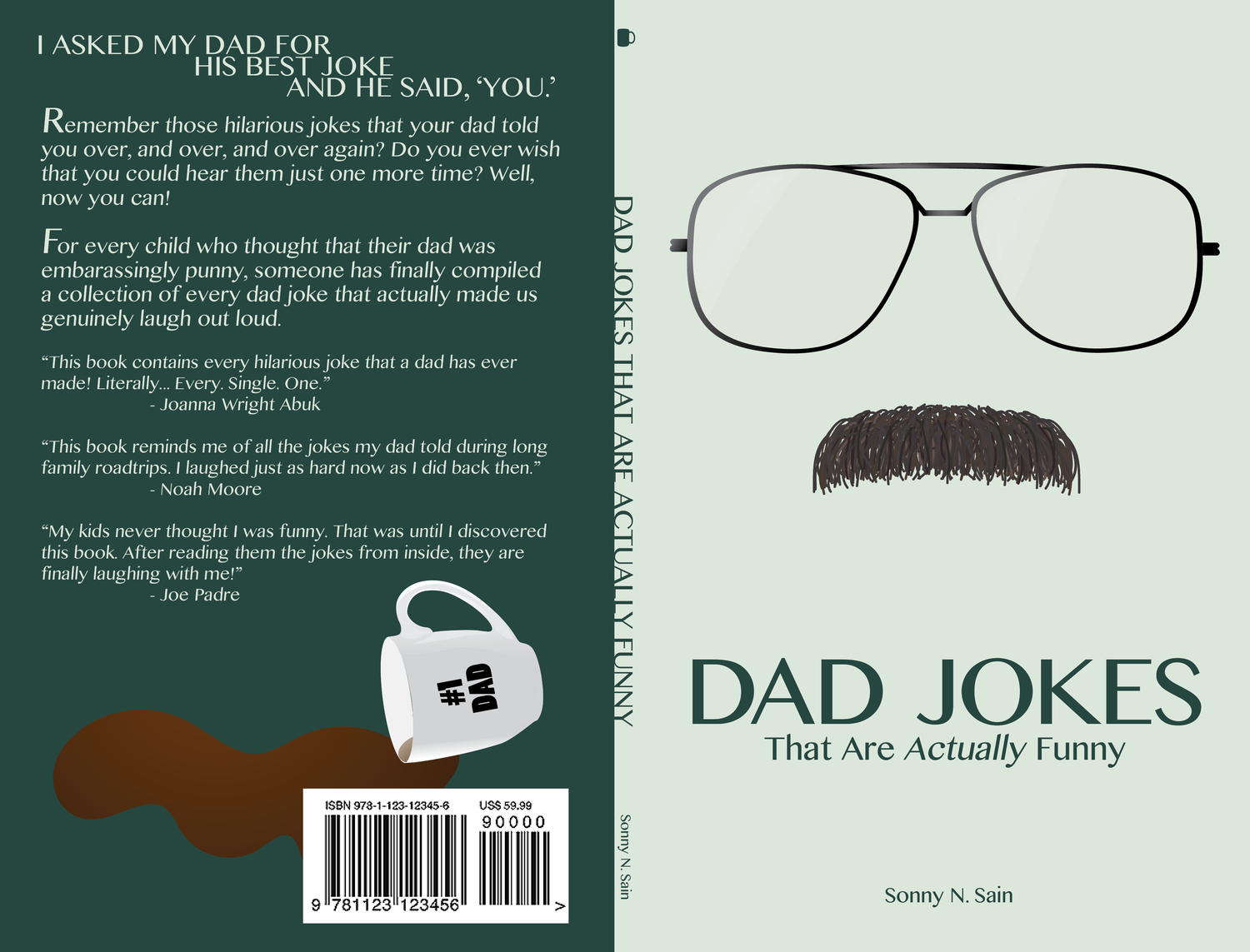 Book Cover Design Dad Jokes That Are Actually Funny E Rowe Creative