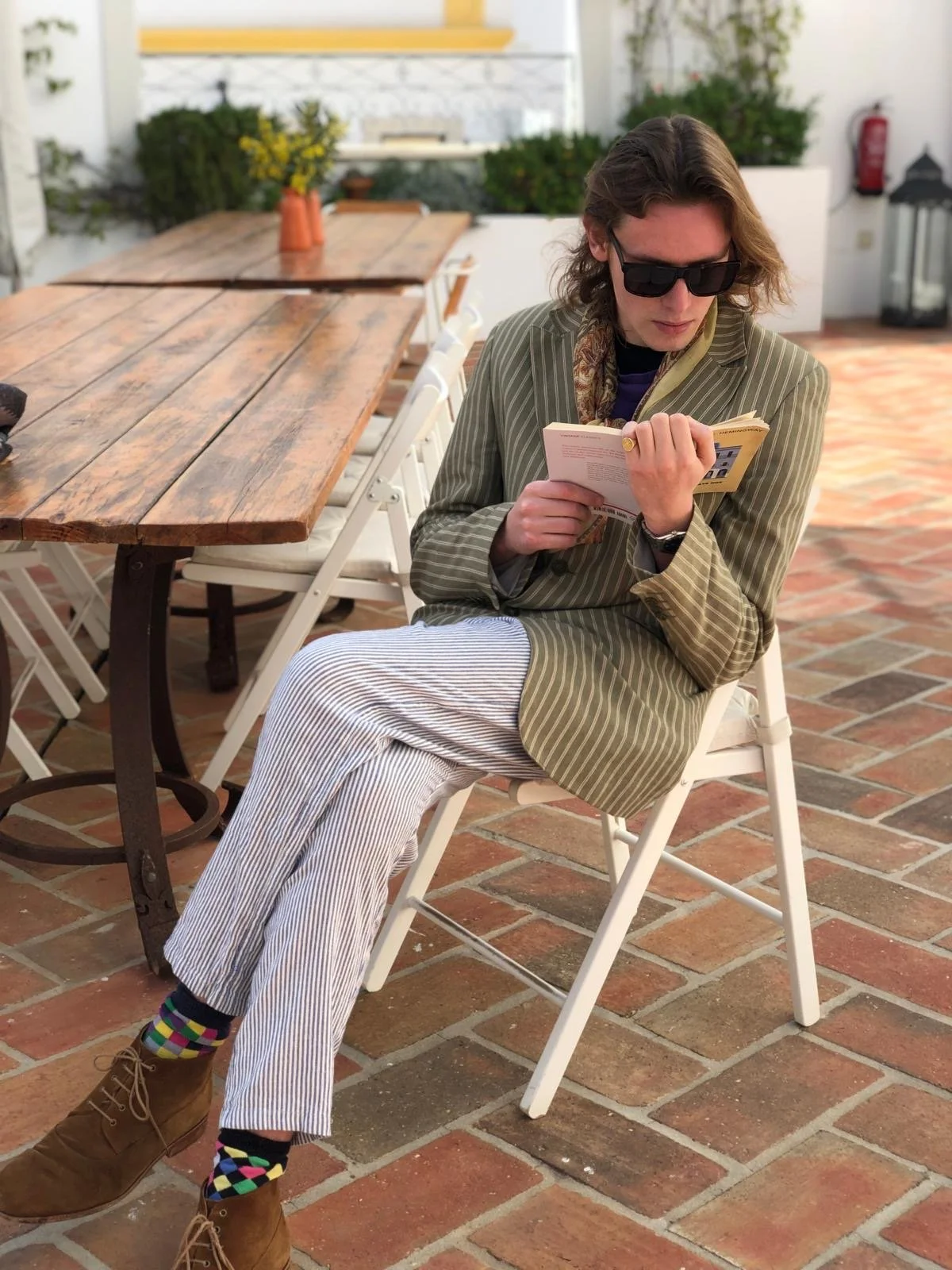 Will Reading at Casa Fuzetta.JPG