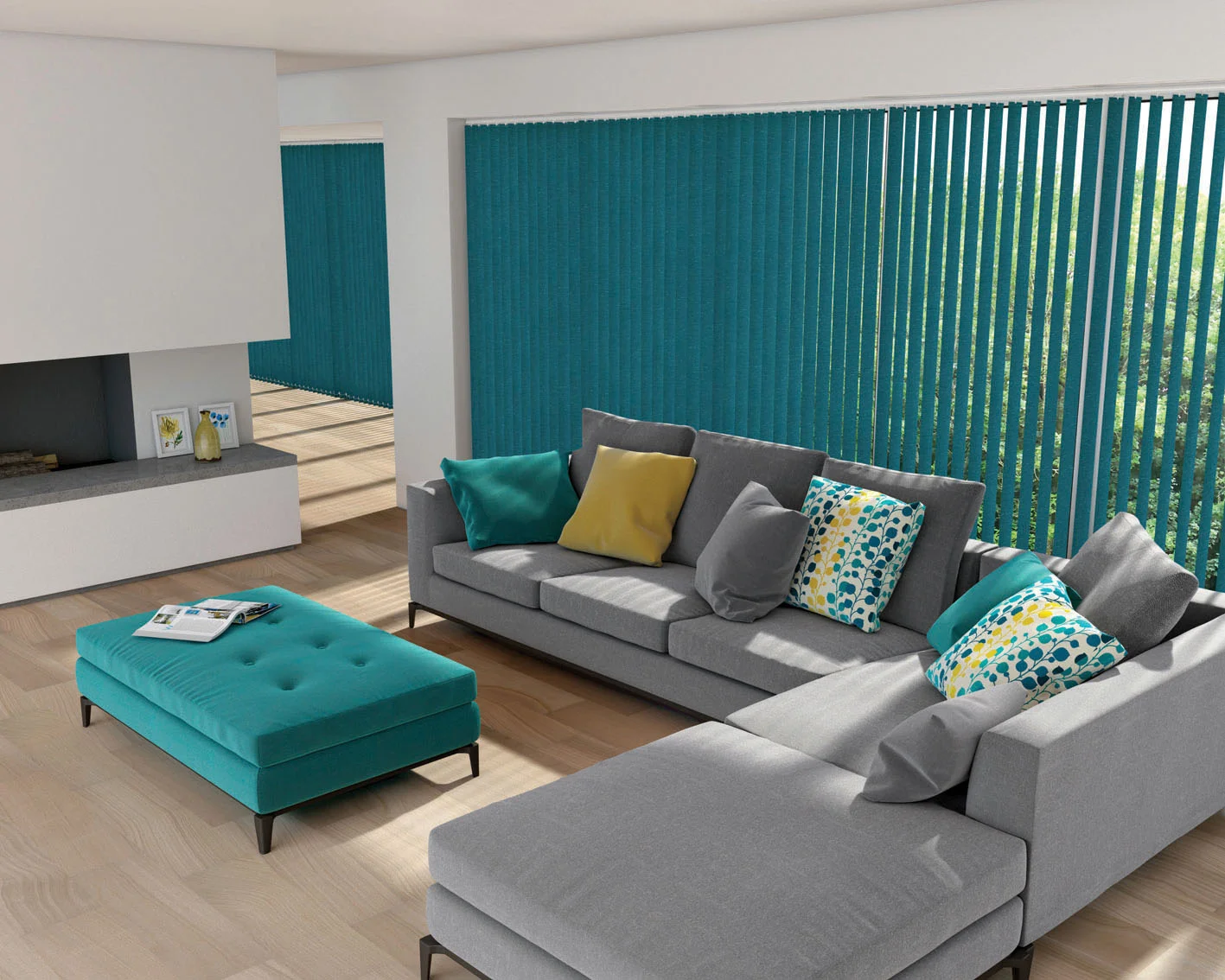 Sitting Room Vertical Blinds